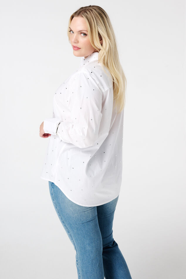 Bluse mit Nieten image number 3