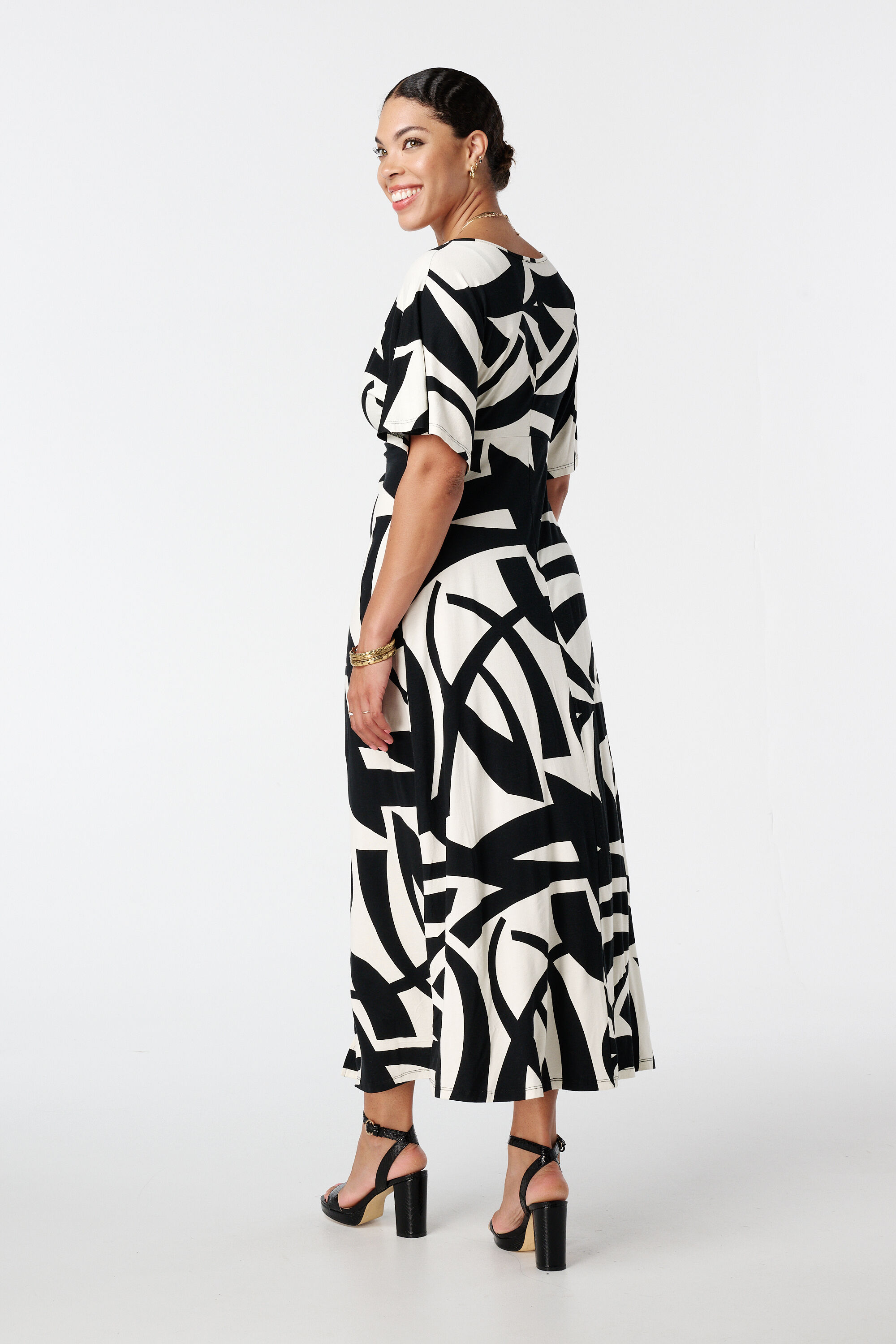 Maxikleid mit Print  image number 3