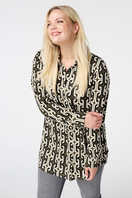 Lange Bluse mit Print Lange Bluse mit Print