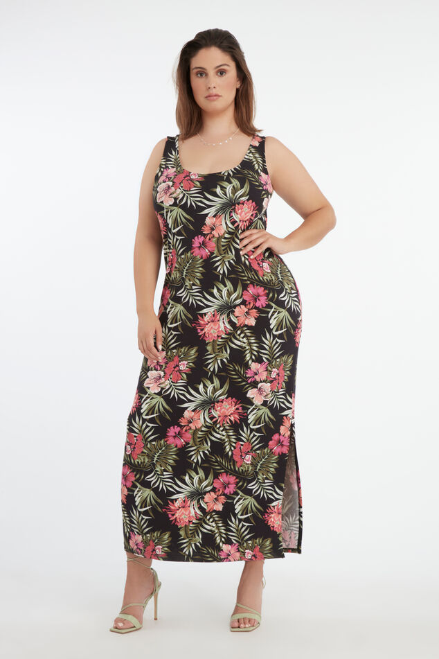 Maxi-Kleid mit Schlitz image number 0