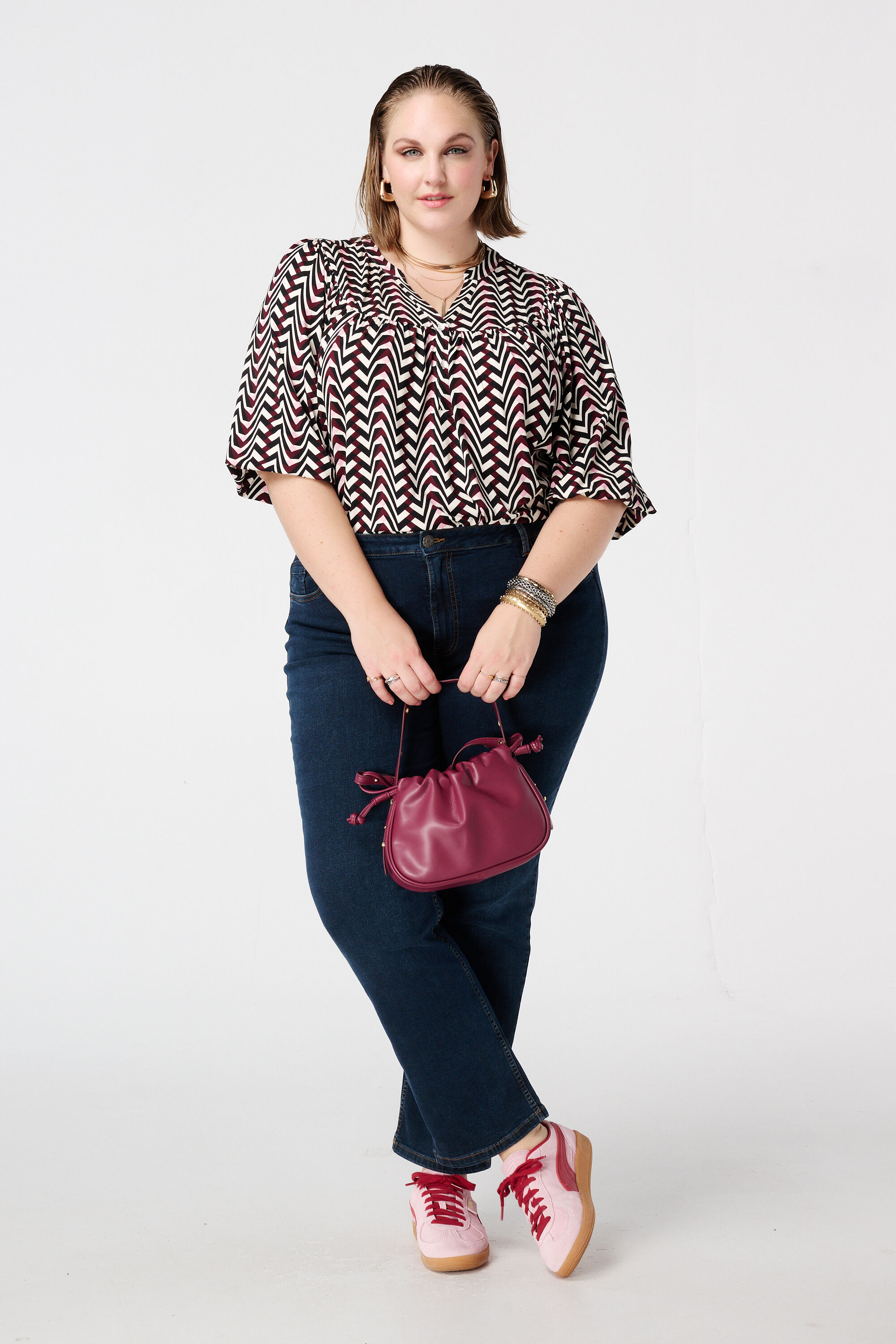 Jersey-Top mit Print image number 5