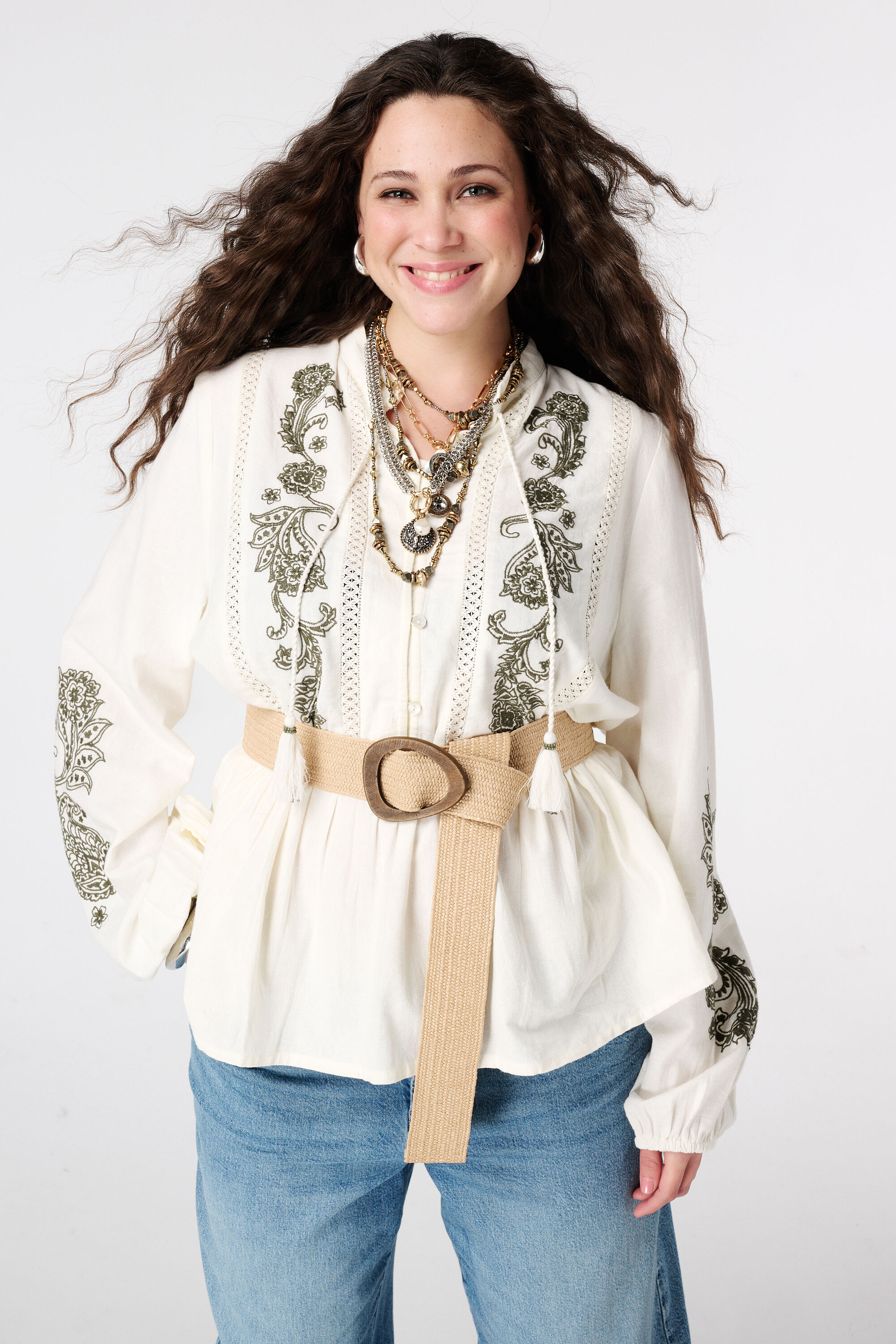 Tailleng&uuml;rtel mit Holzschnalle image number 0