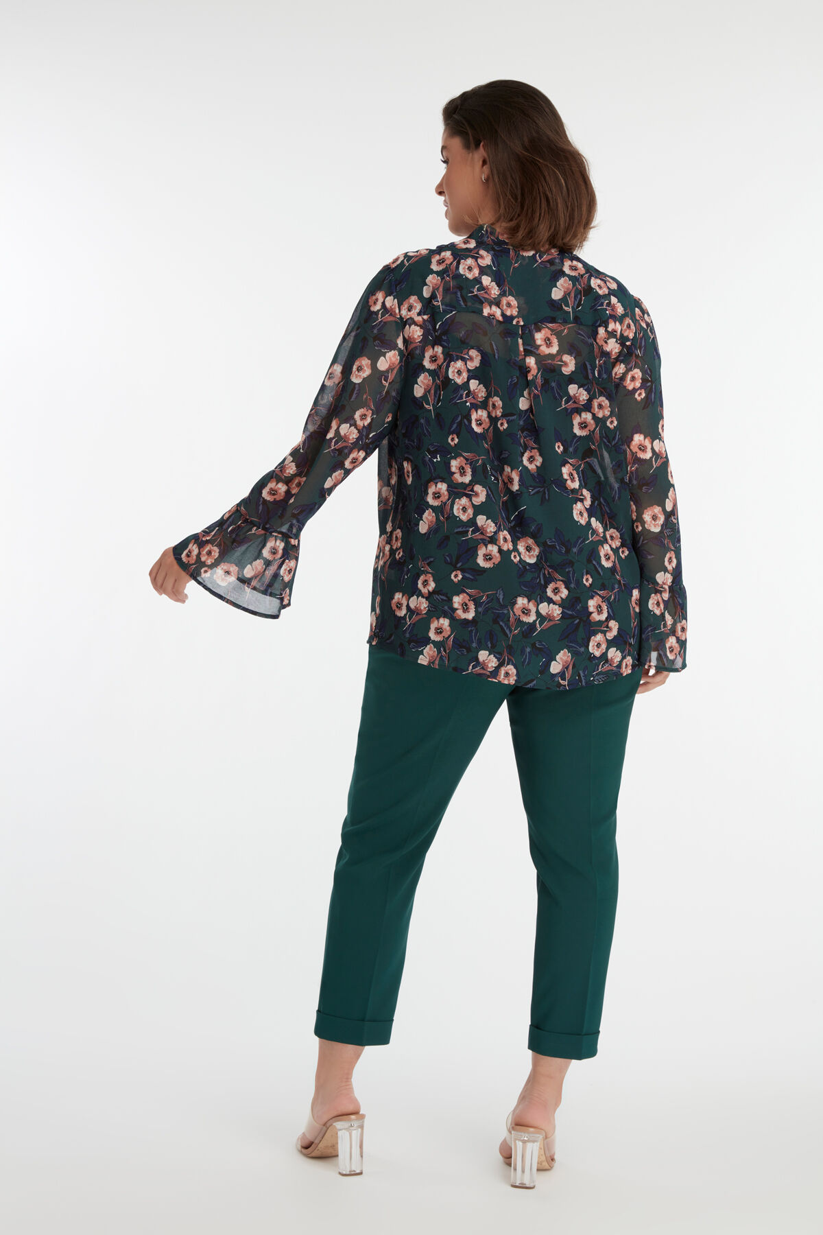 Bluse mit Blumen-Print image number 3