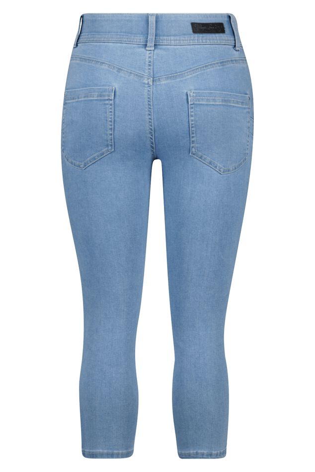 Modellierende Skinny-Leg-Jeans SCULPTS in Capri-Länge image 2