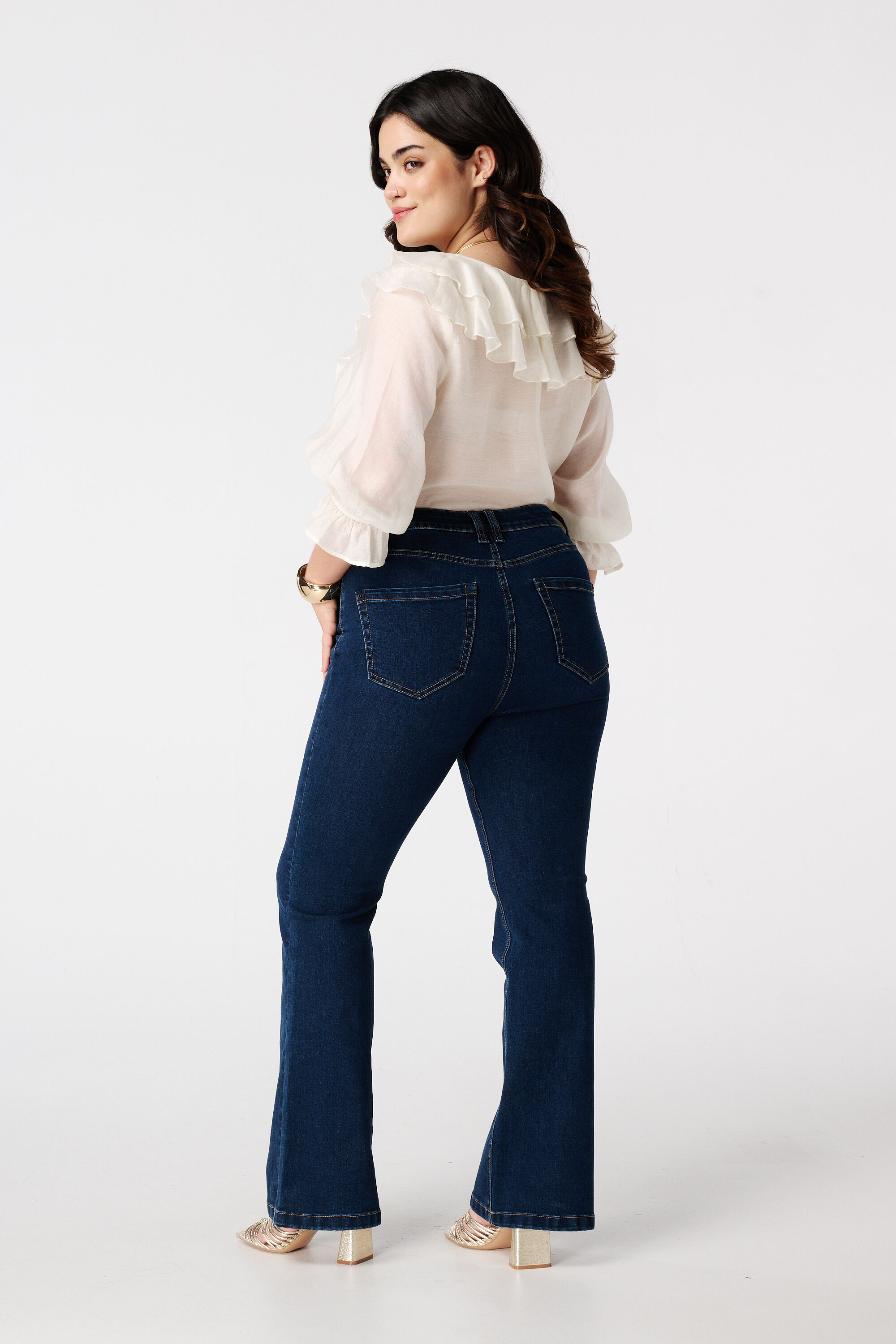 Flared-Leg-Jeans JASMIN image number 3