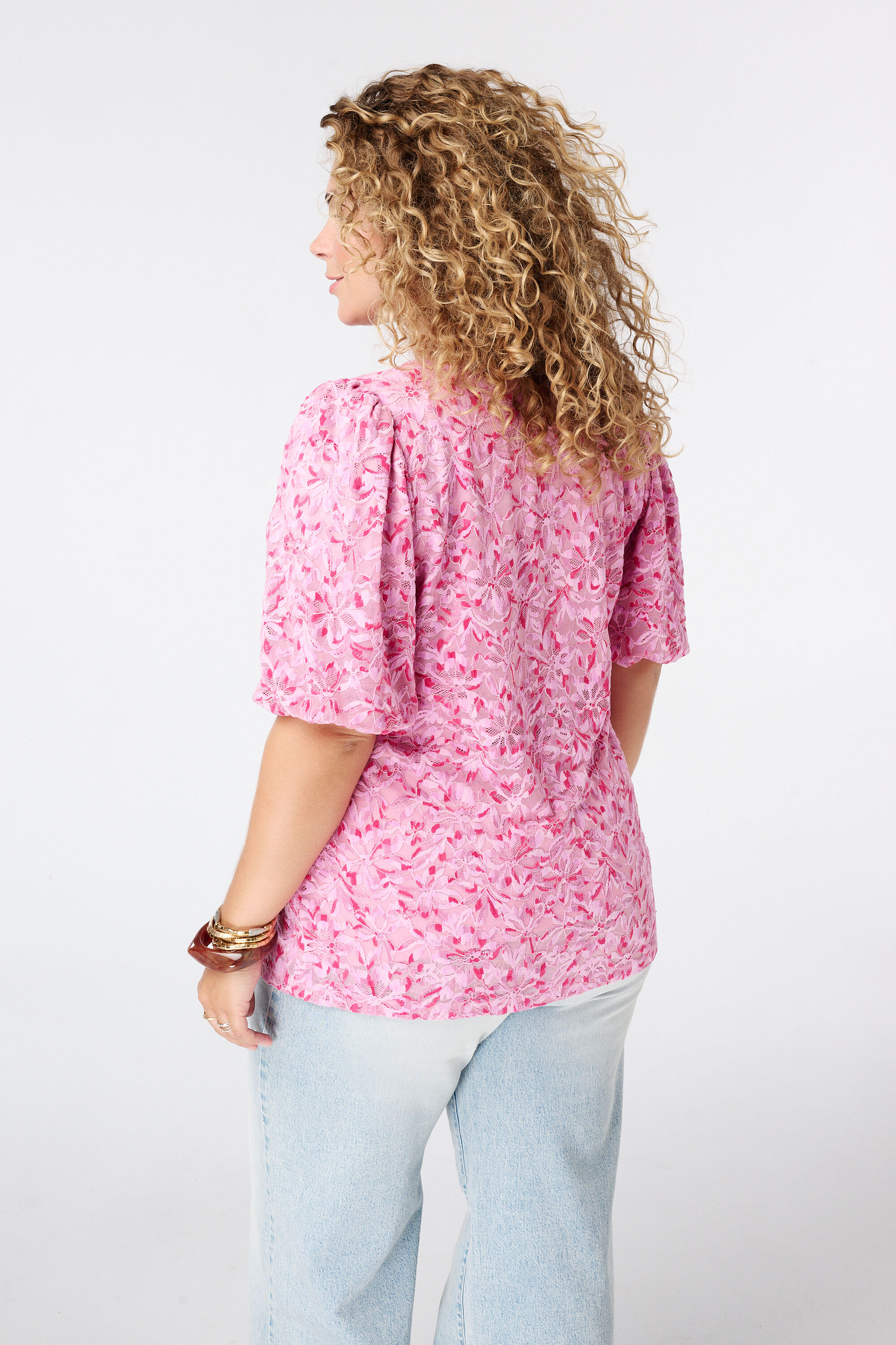 Shirt mit Spitzendetails image number 3