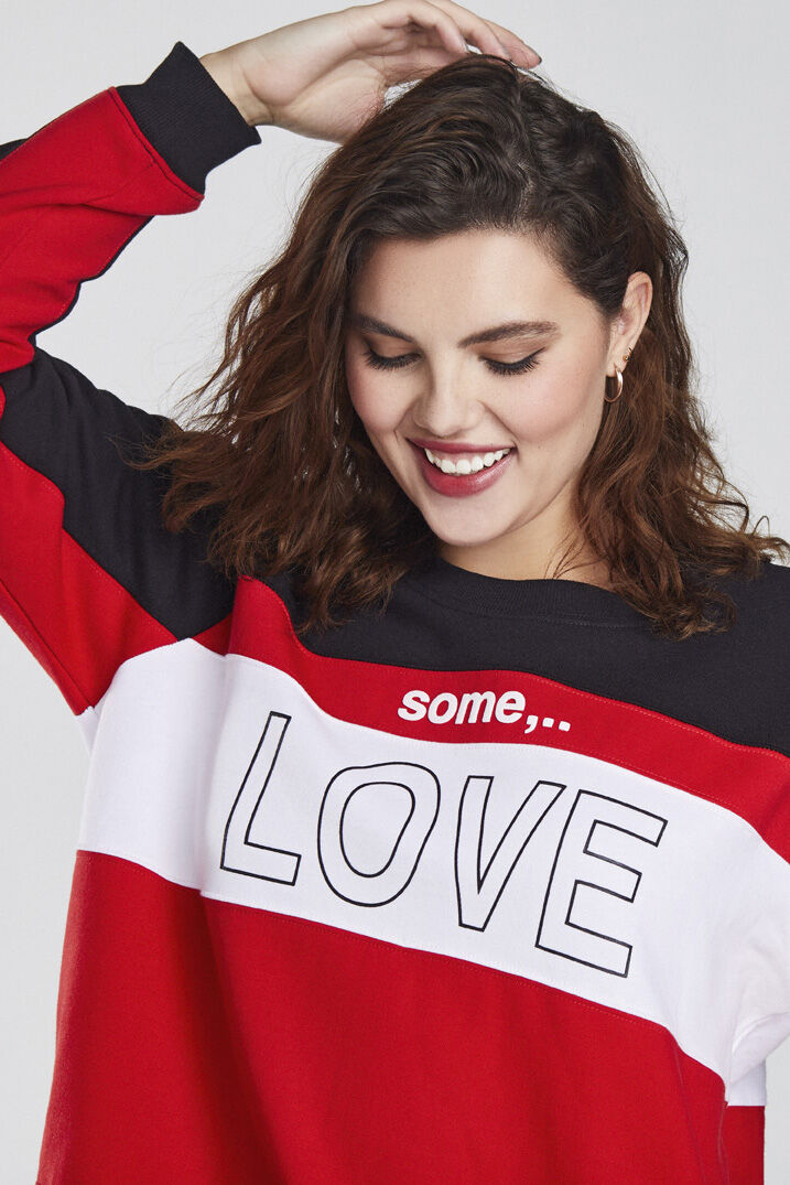 Sweater mit Text-Print image number 3