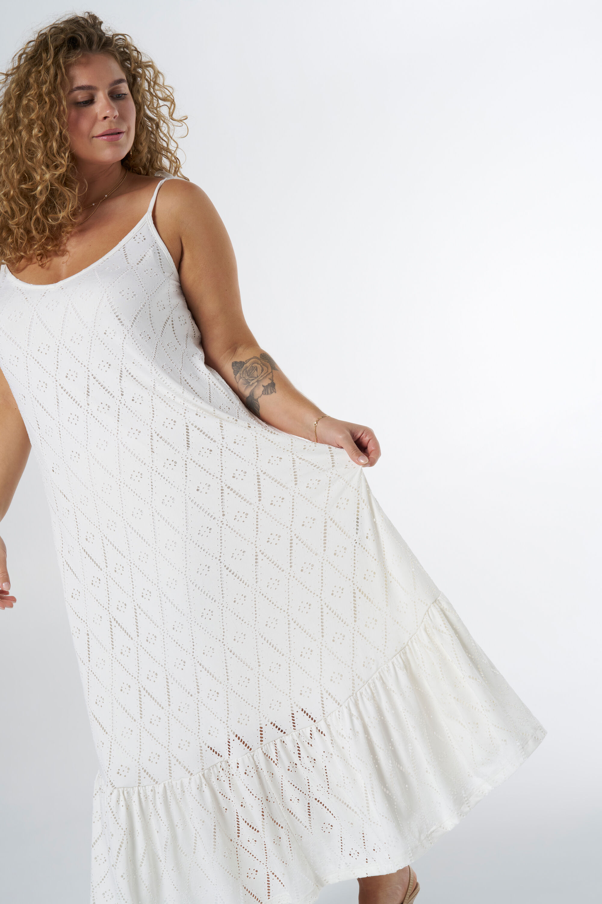 Maxikleid mit Stickerei image number 5