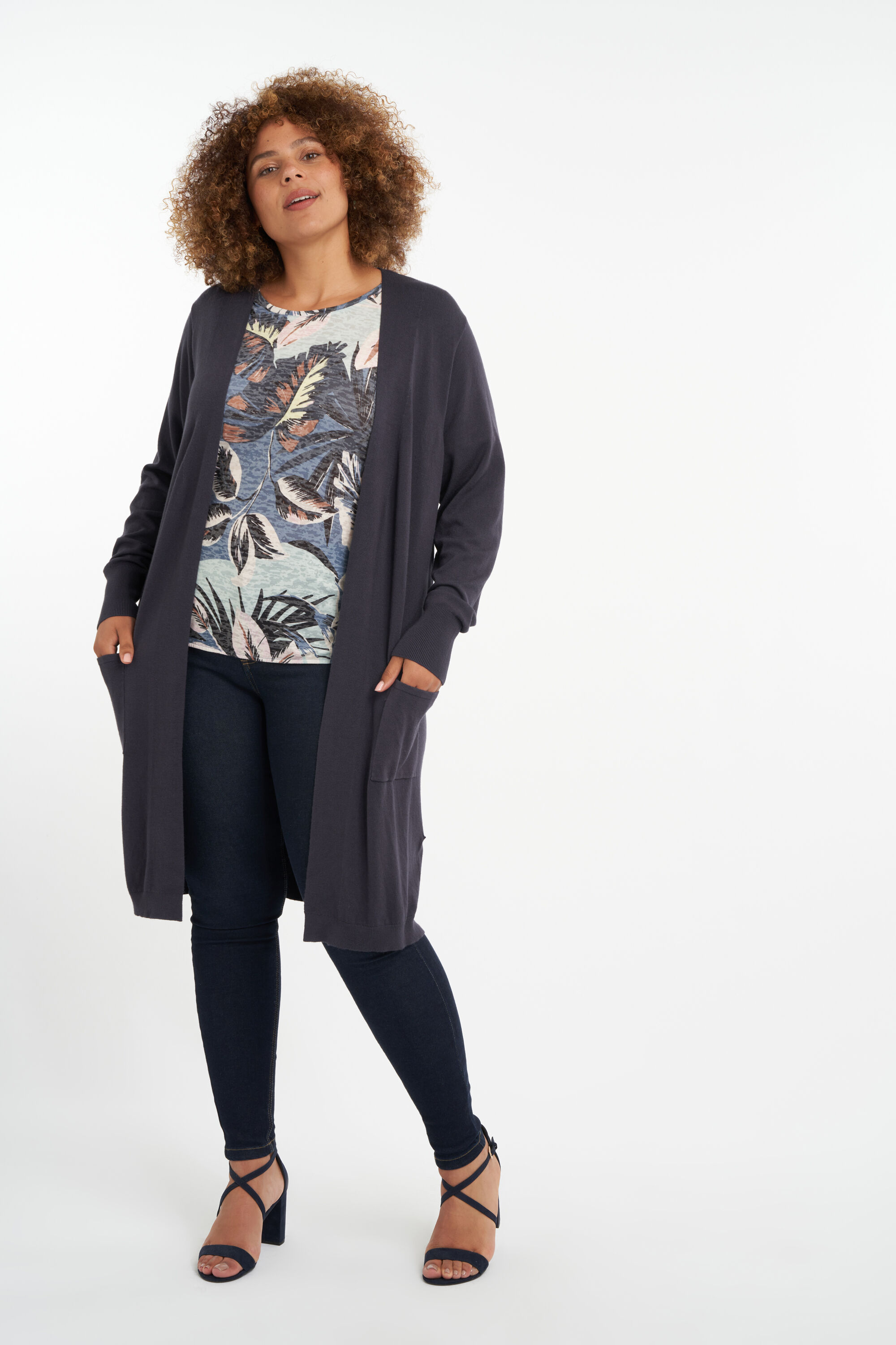 Offener Feinstrick-Cardigan image number 6