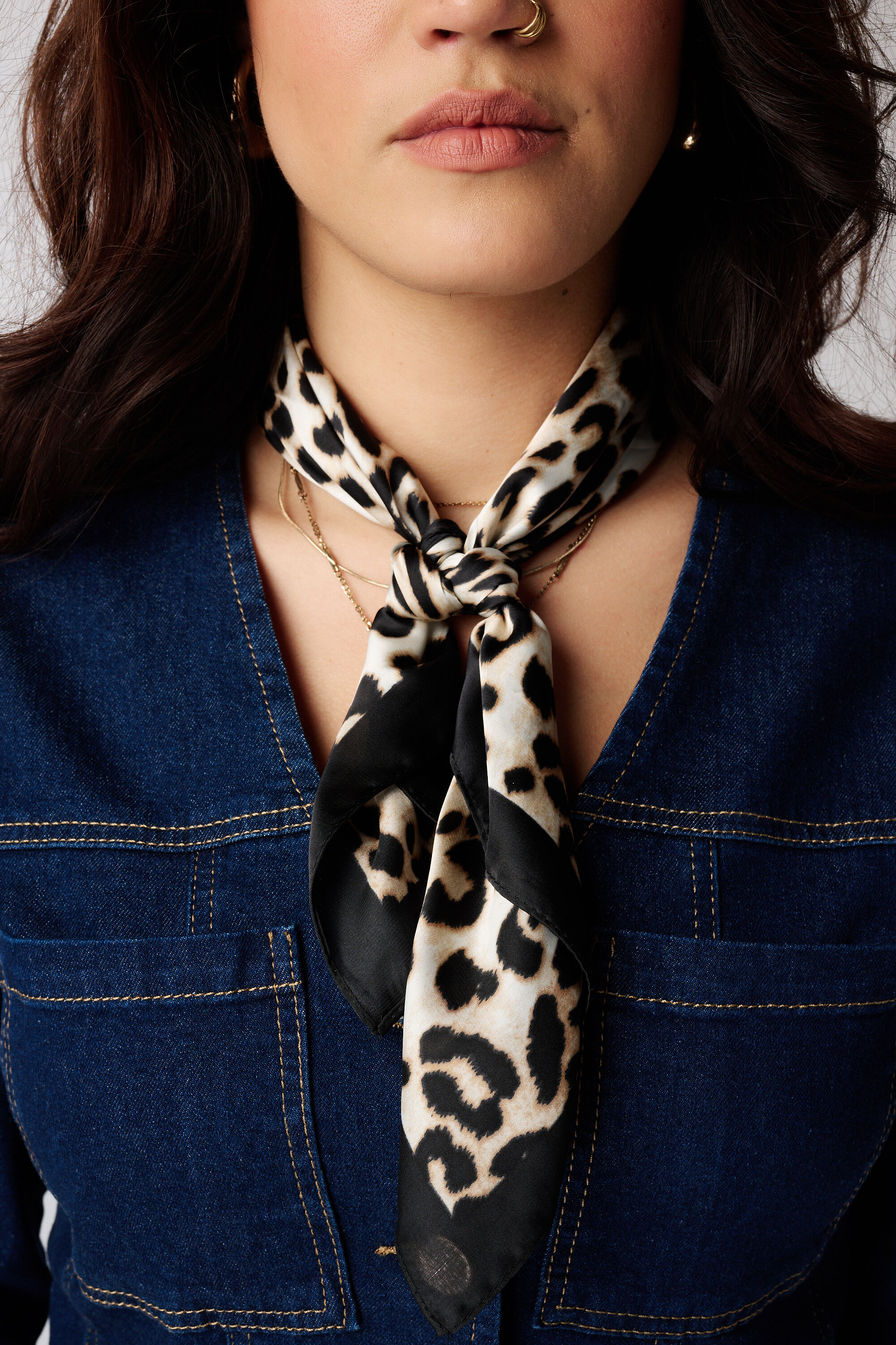 Bandana Tuch mit Animal Print image number 1