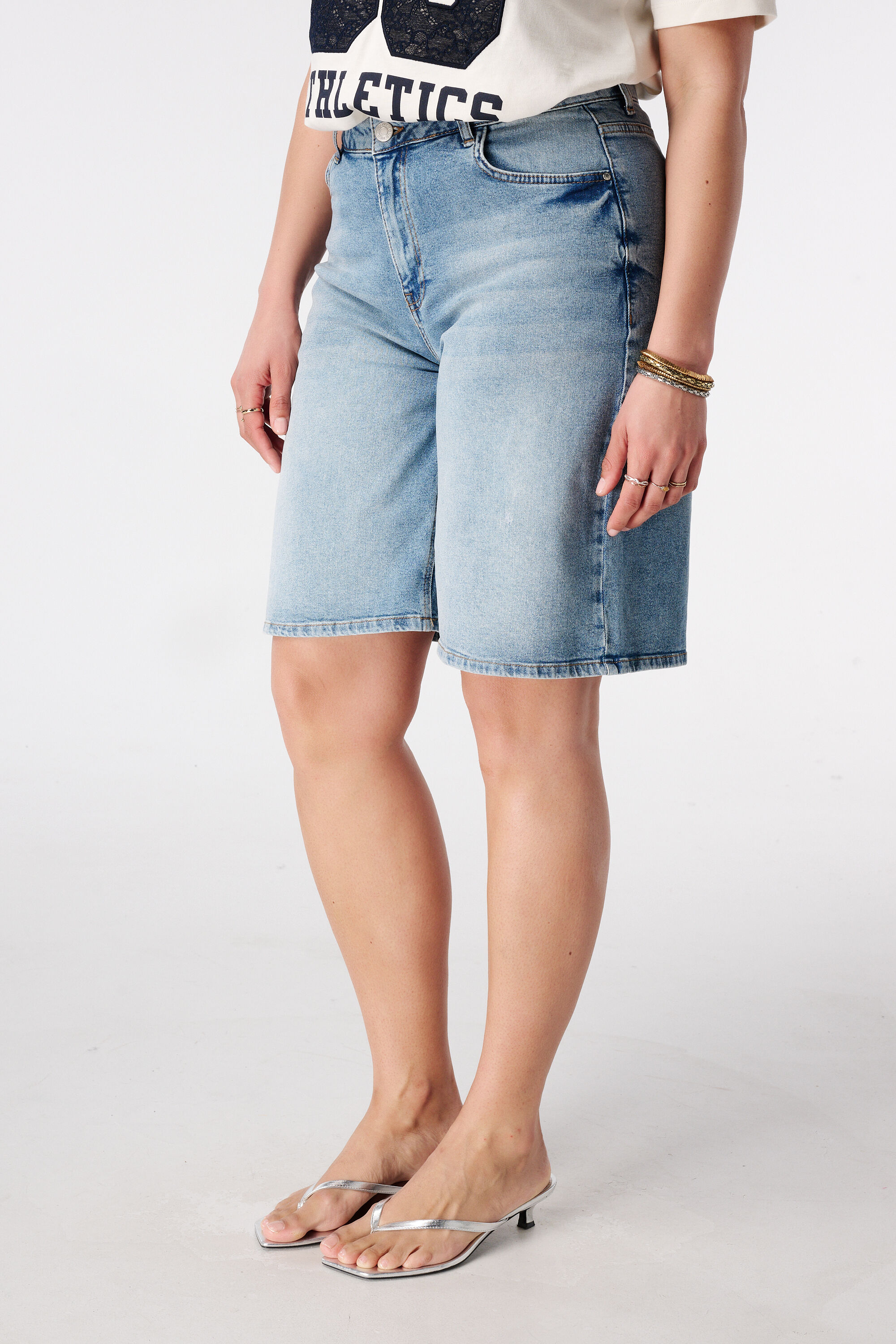 Denim Jort mit Taschen image number 5