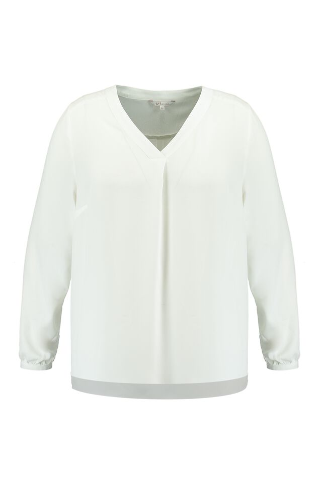 Einfarbige Bluse image number 1