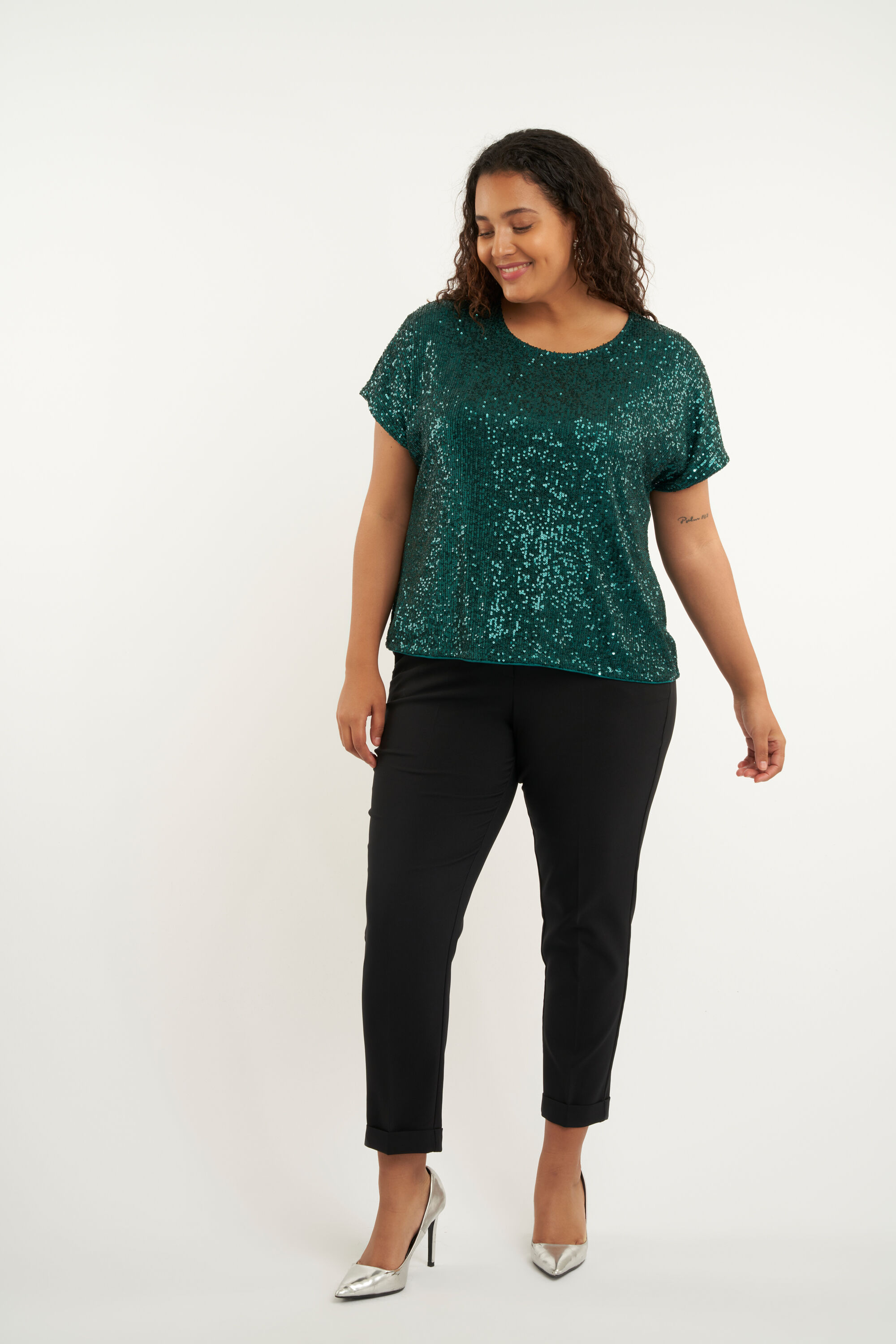 Top mit Pailletten  image number 6