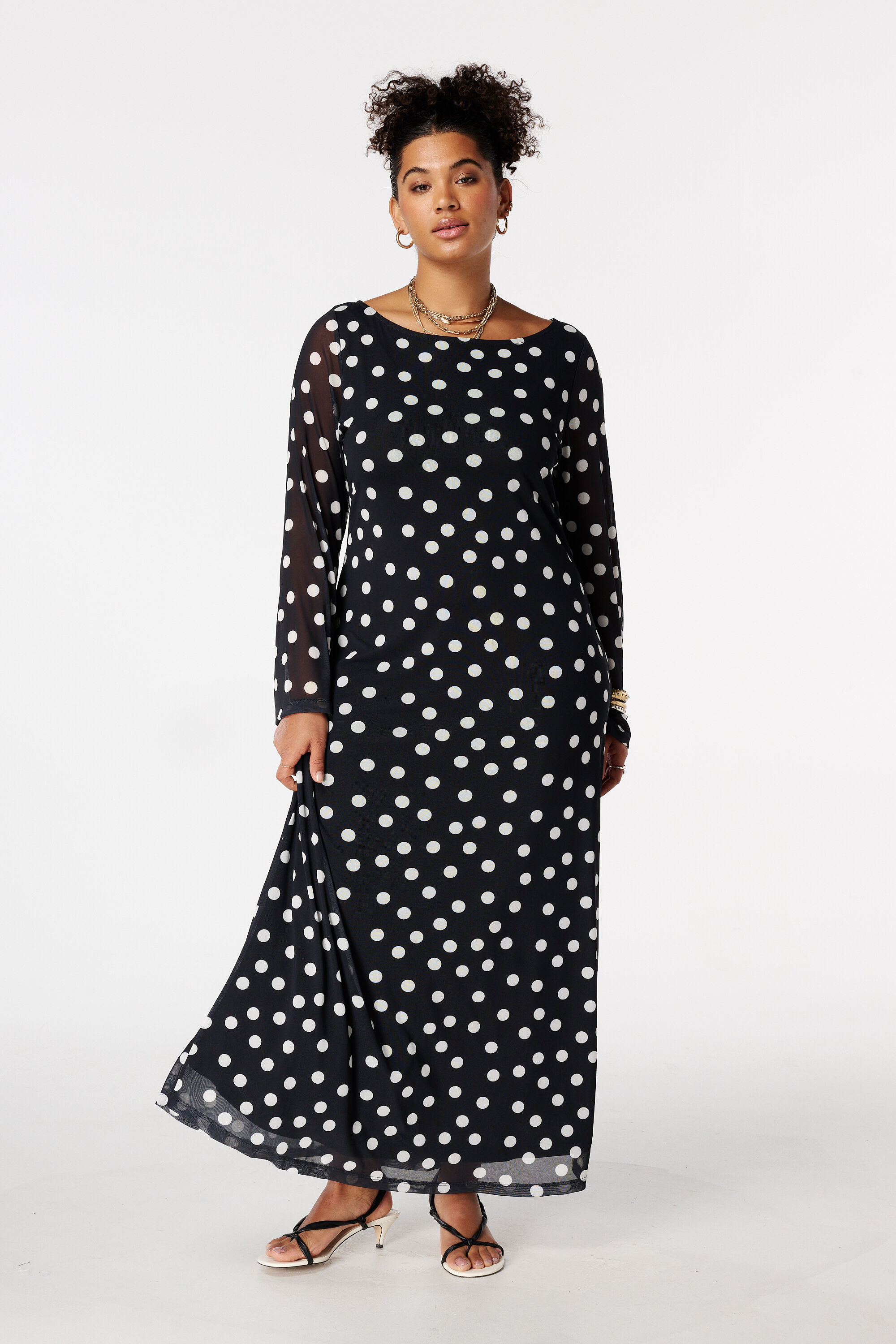 Maxikleid aus Mesh image number 0