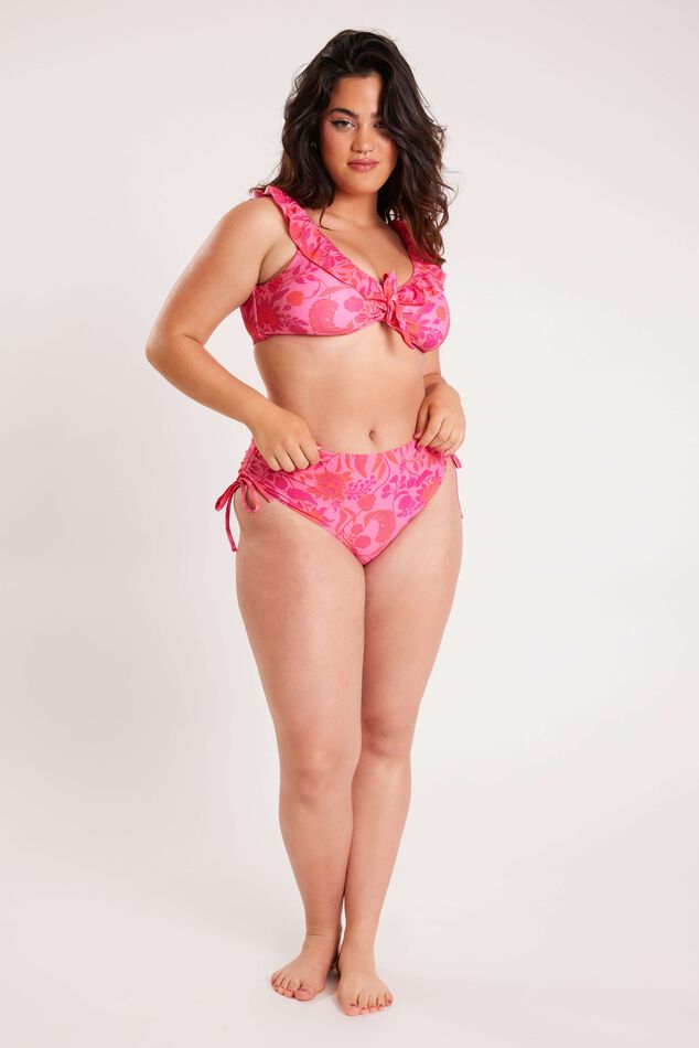 Hoch geschnittenes Bikini-Unterteil mit Print image number 7