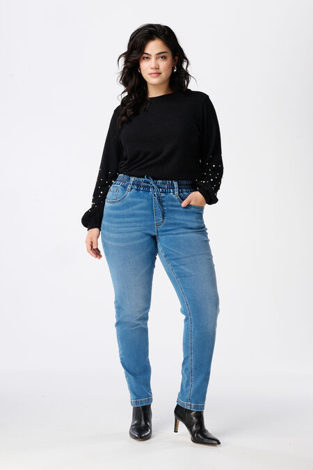 Jogginghose aus Denim Jogginghose aus Denim