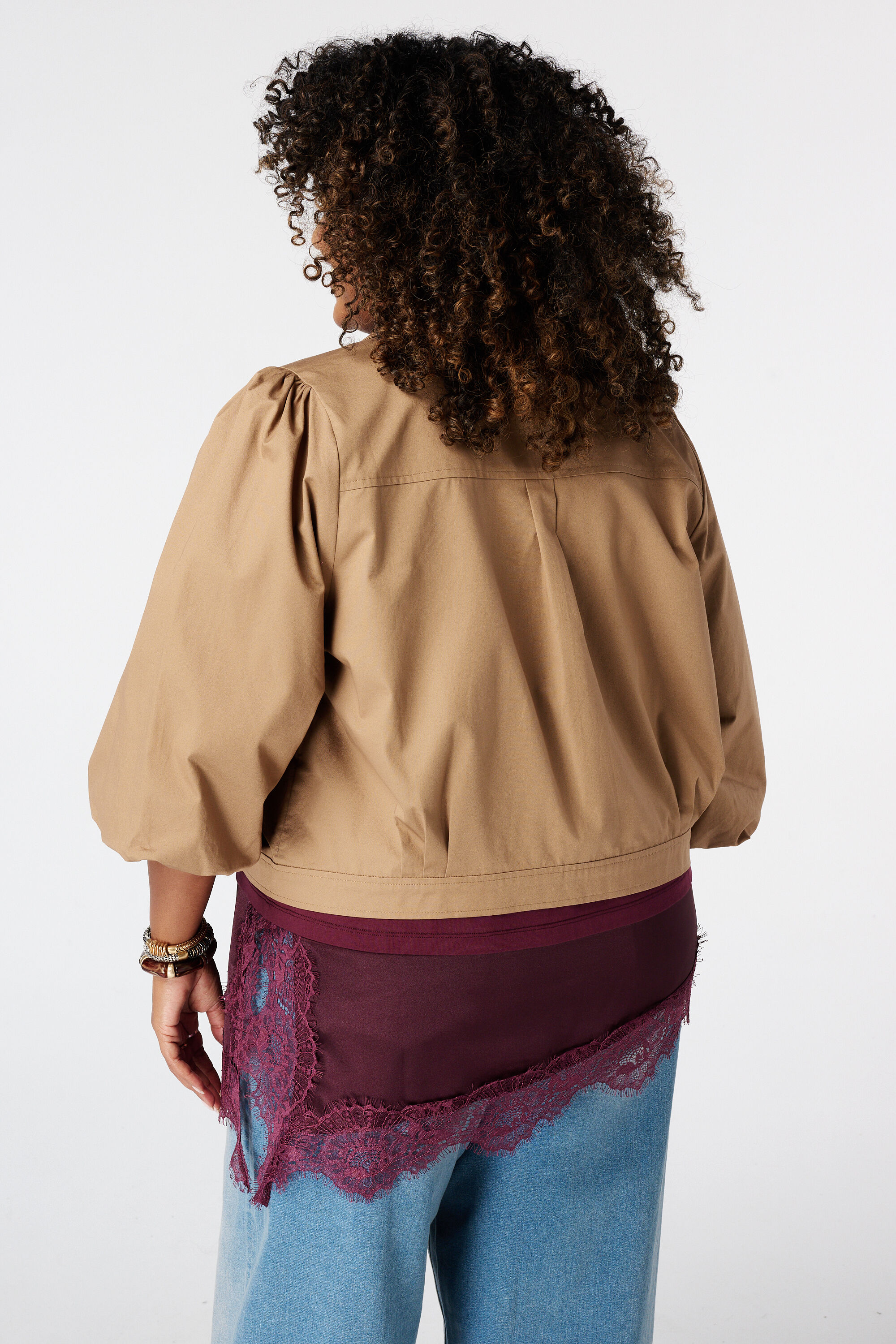 Utility Jacke mit Puff&auml;rmeln image number 3