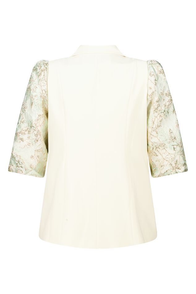 Kurzärmelige Bluse mit Aufdruck image number 2