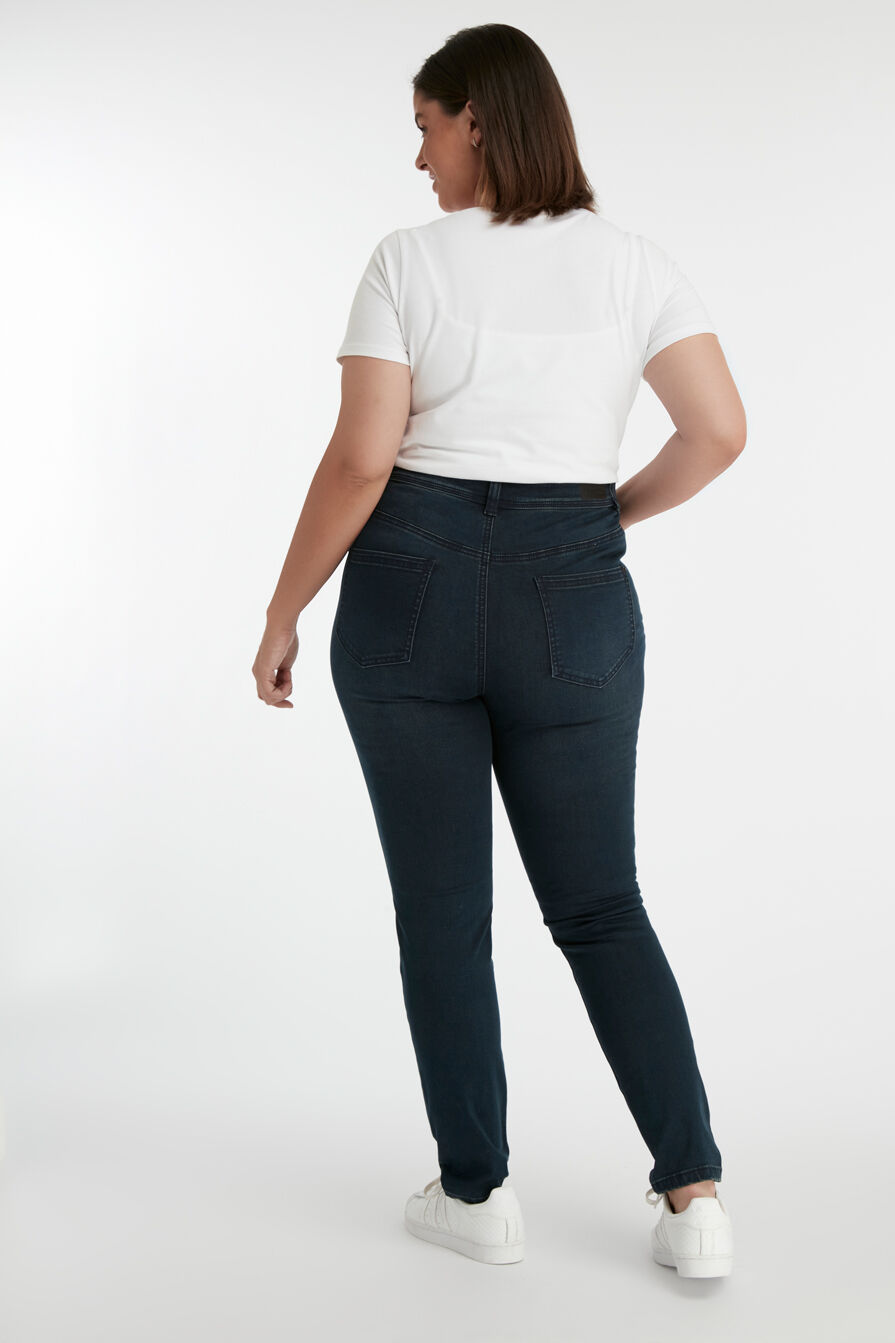 Skinny-Leg-Jeans CHERRY mit hohem Bund image number 5