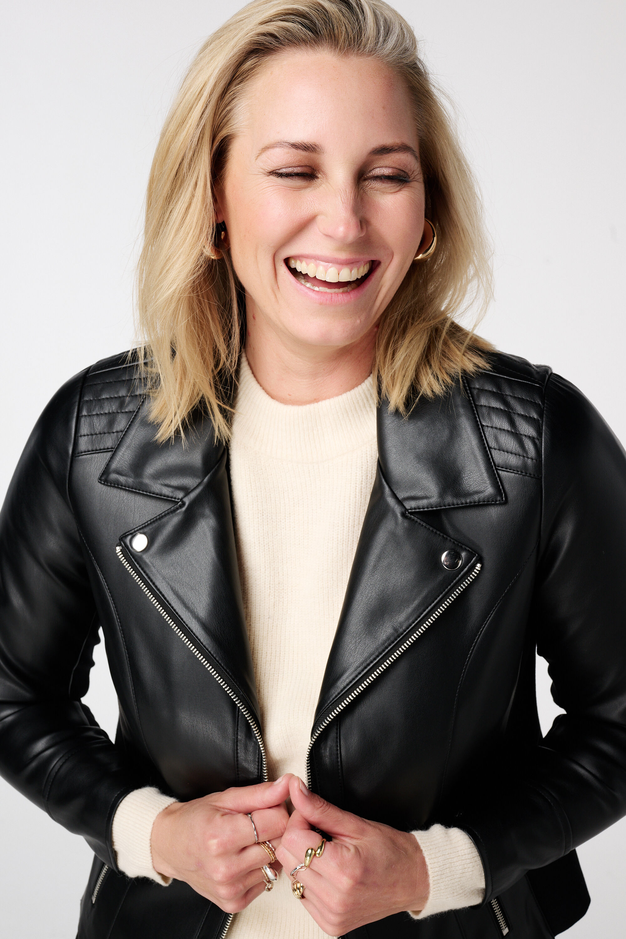 Bikerjacke aus Kunstleder image number 4