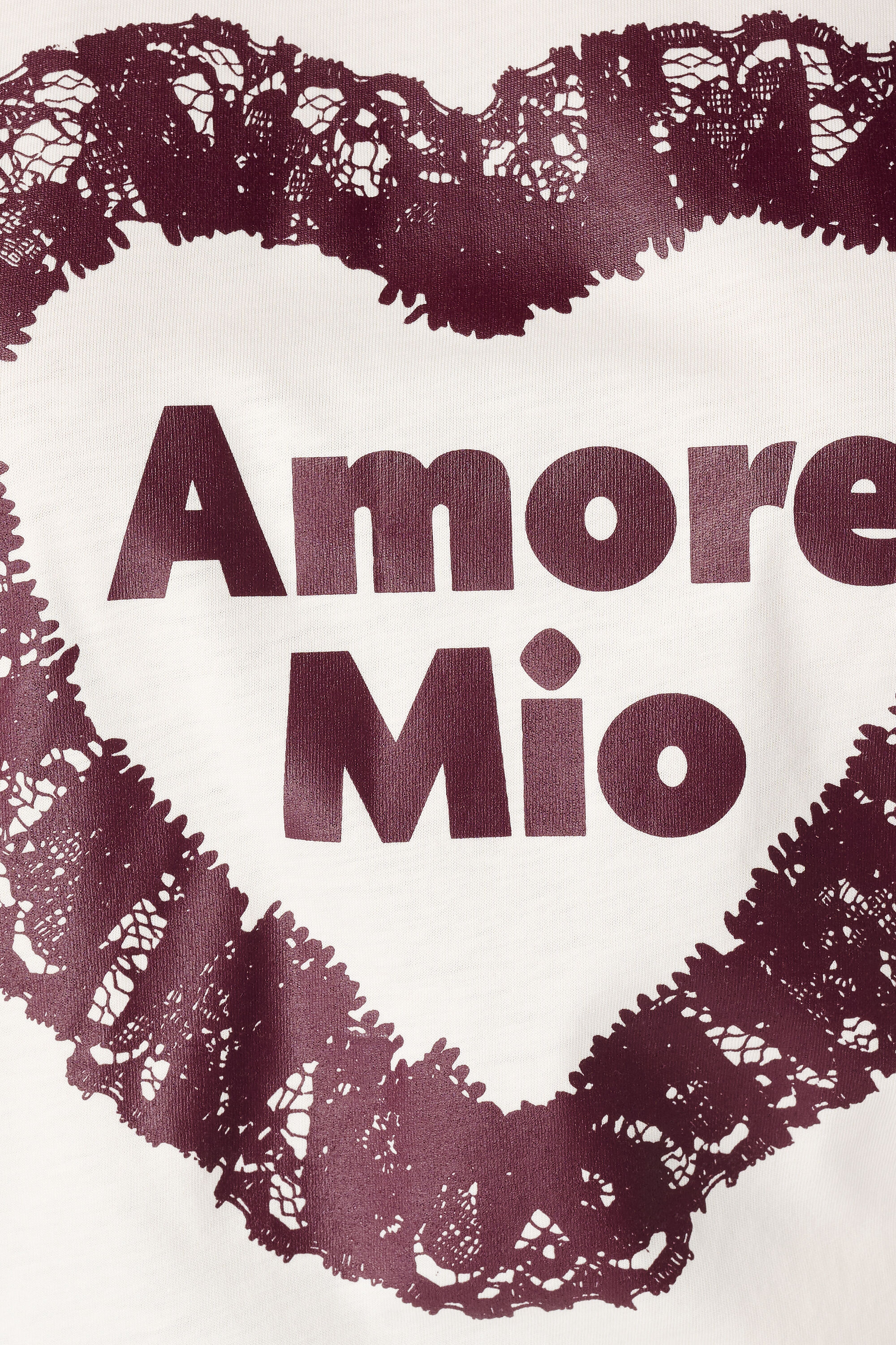 T Shirt mit Spitzenmotiv image number 6