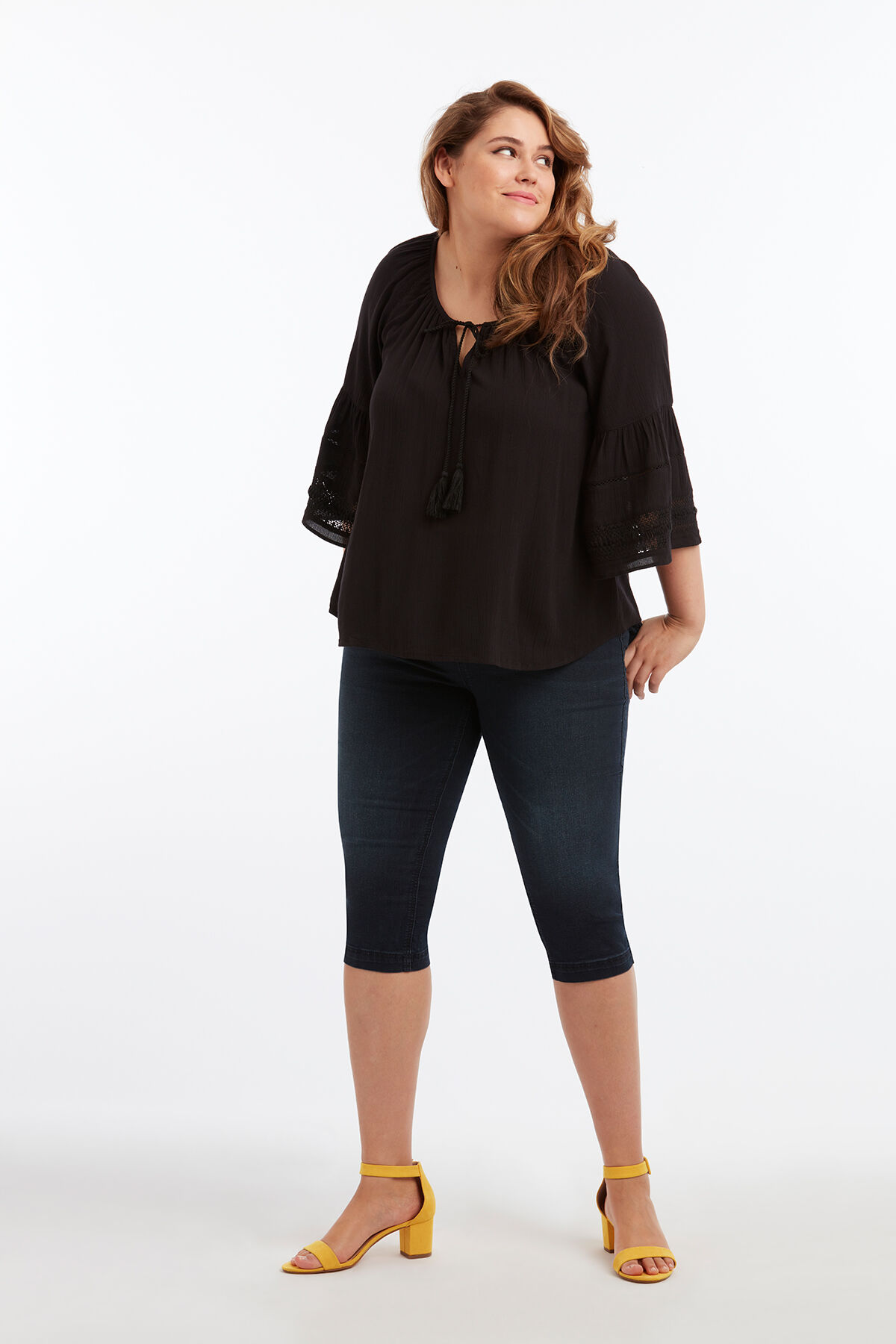 Bluse mit Bell-Sleeves image number 4