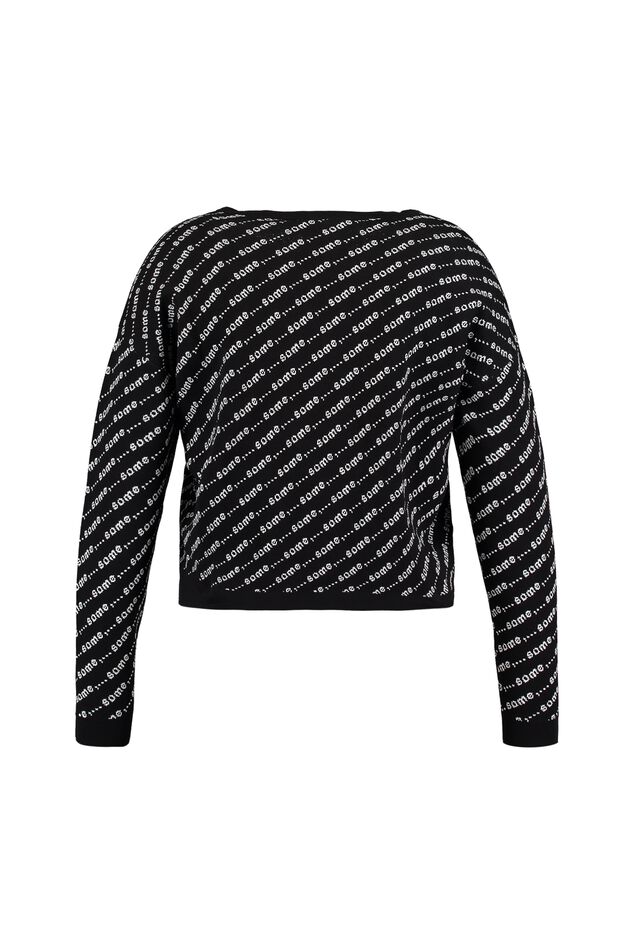 Pullover mit Allover-Logo-Print image number 2