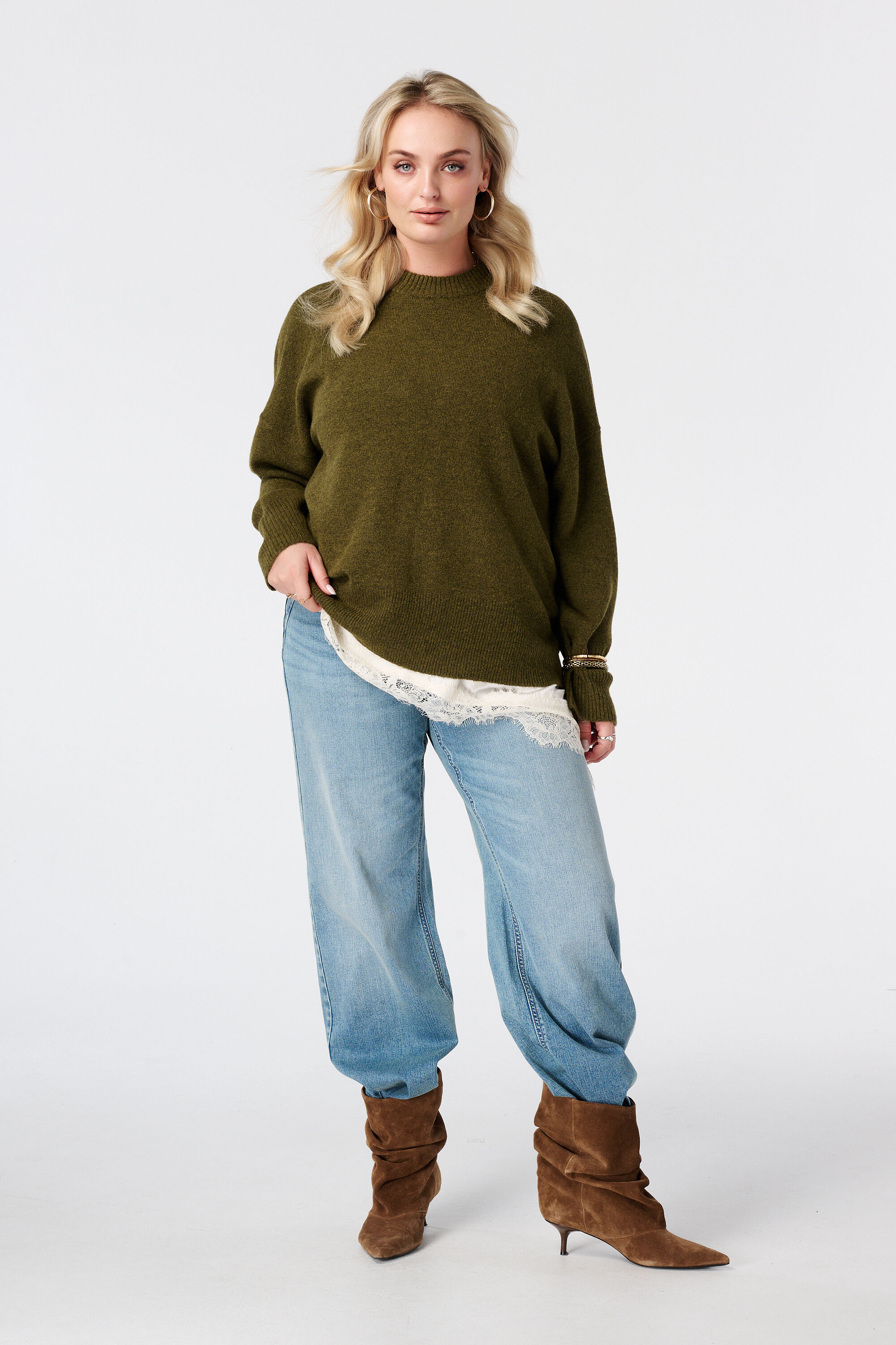 Pullover mit Rundhalsausschnitt image number 5