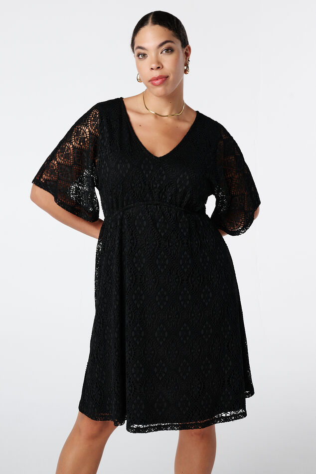 Spitzenkleid mit Stretch image number 5