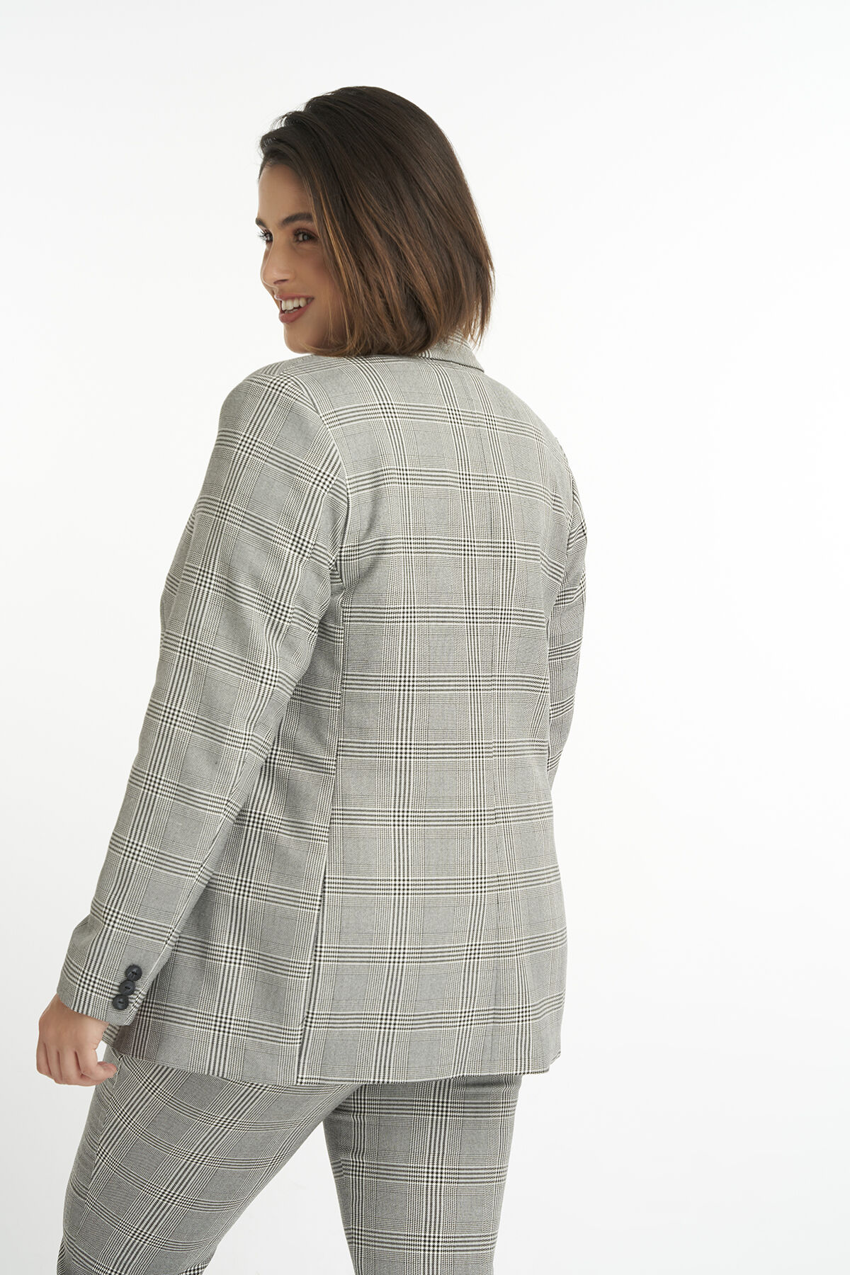Blazer mit Karo-Print image number 3