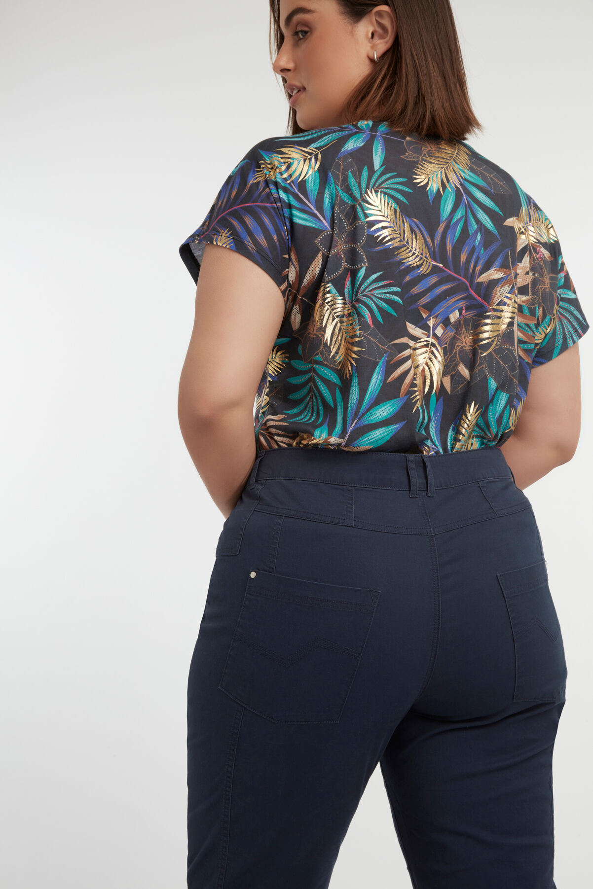 Baumwoll-Caprihose image number 5