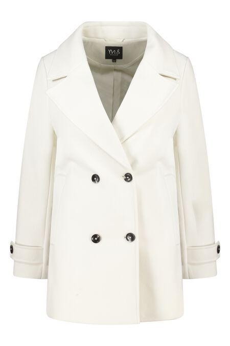 Jacke mit Reverskragen und Knopfverschluss