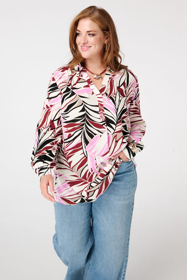 Bluse mit Print image number 0
