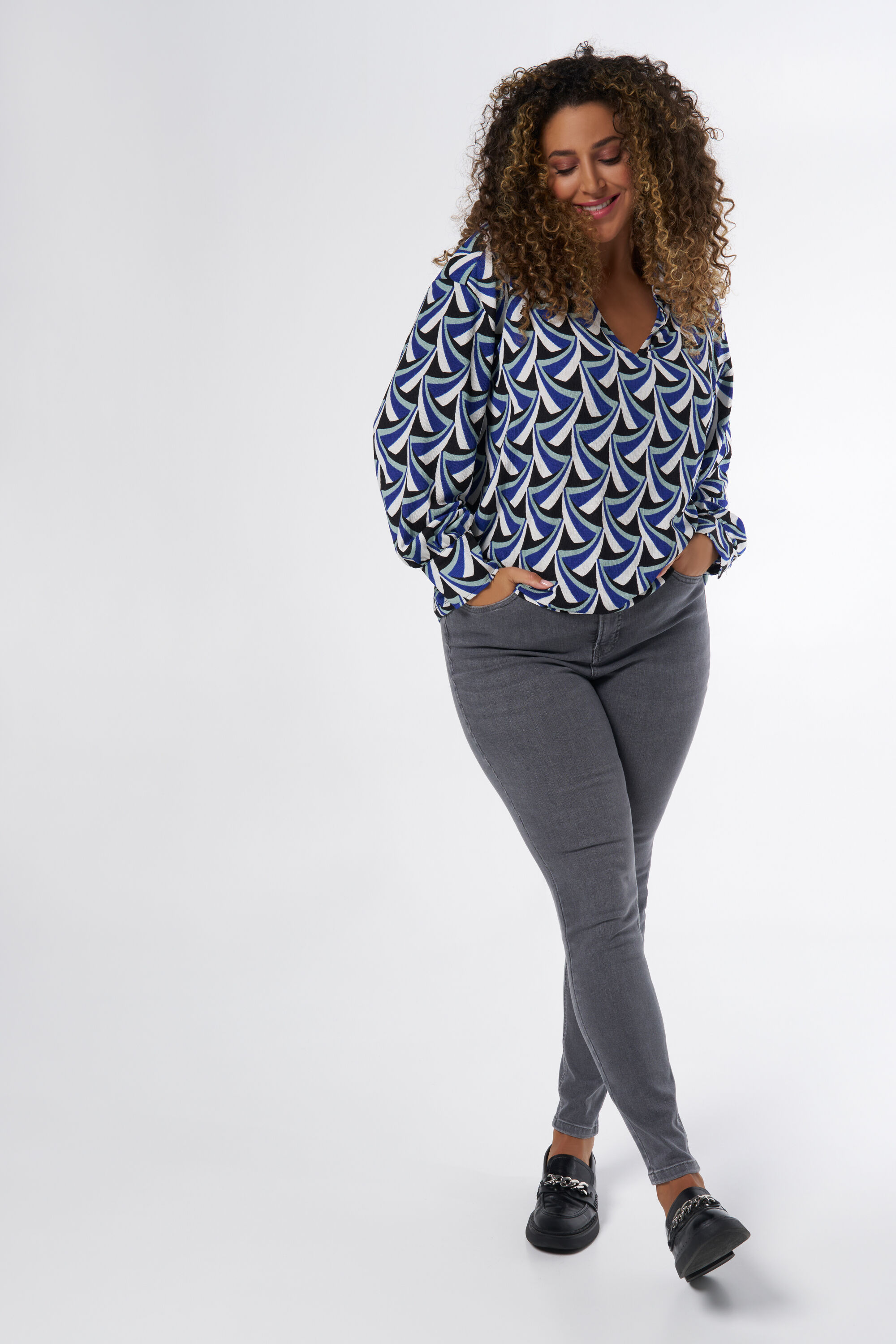 Crinkle-Top mit Druck image number 5