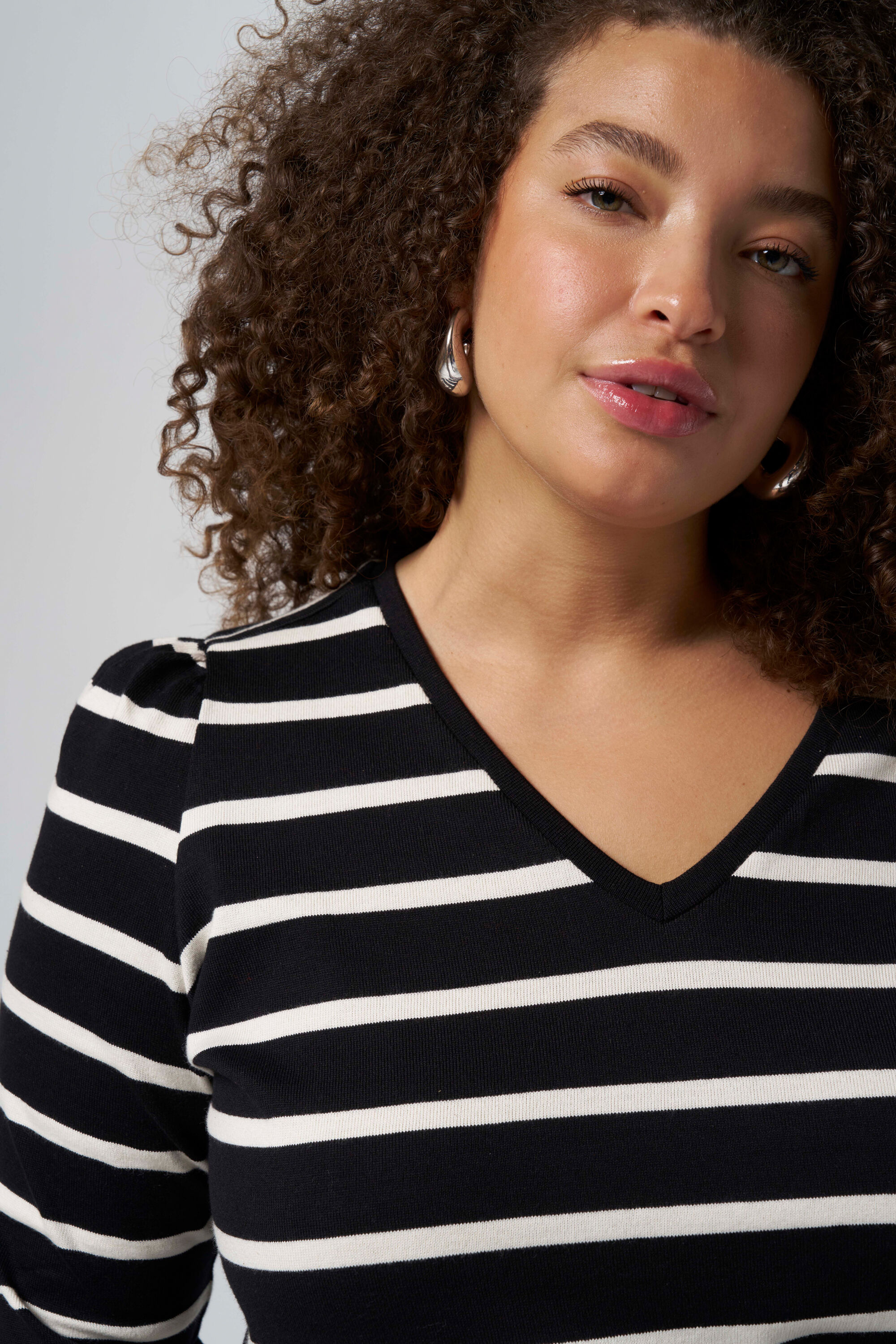 Gestreiftes lang&auml;rmeliges Oberteil image number 4