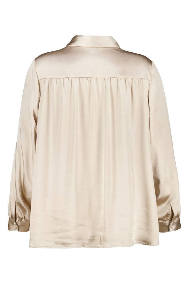 Bluse mit Satin-Look image number 2