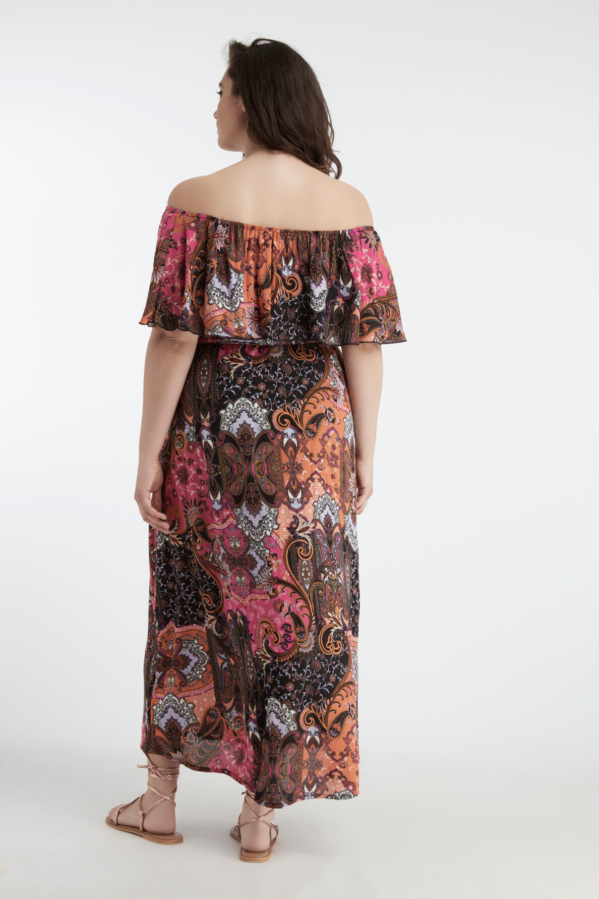 Farbenfrohes Maxi-kleid image number 4