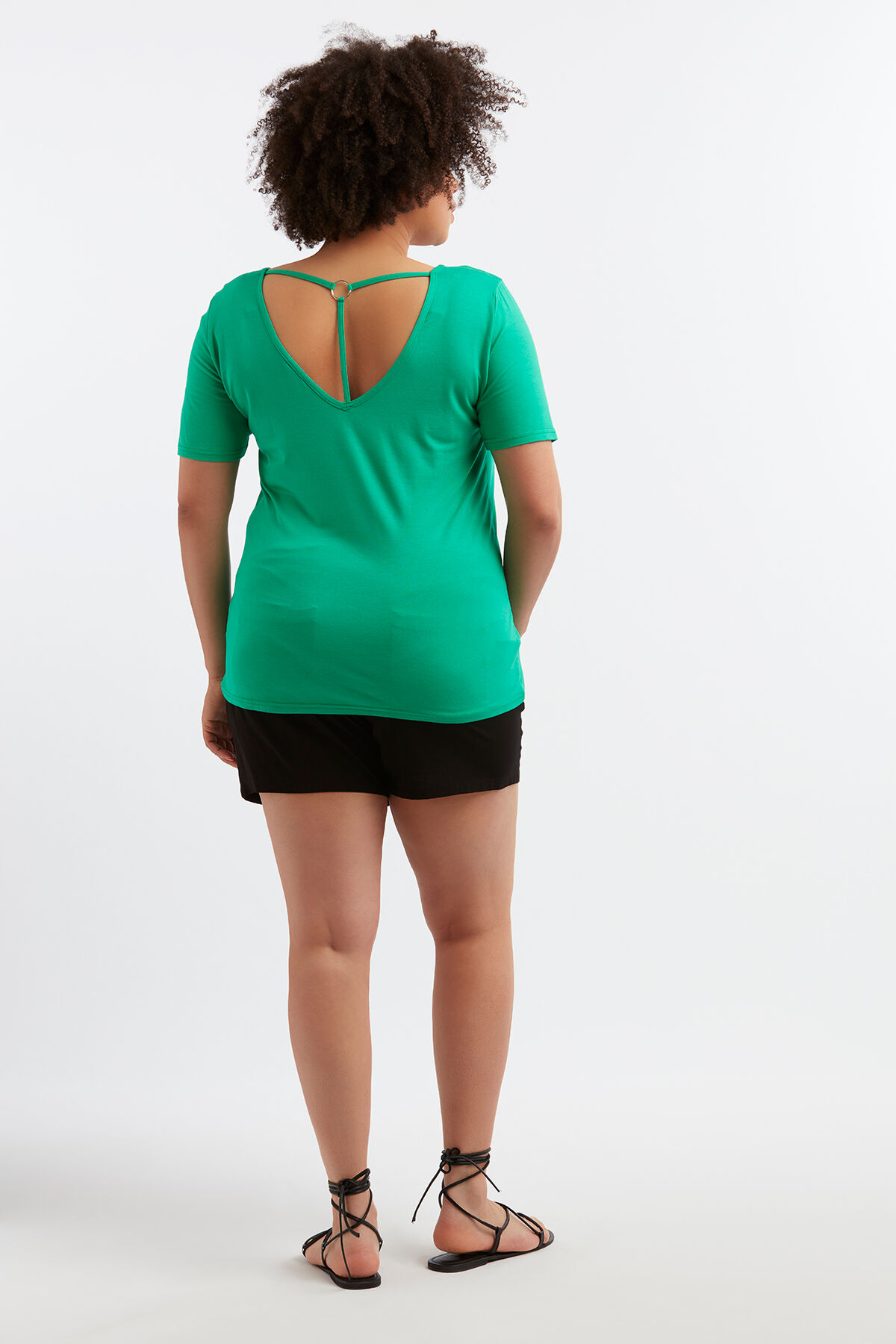 Viskose-Shorts mit Print image number 3