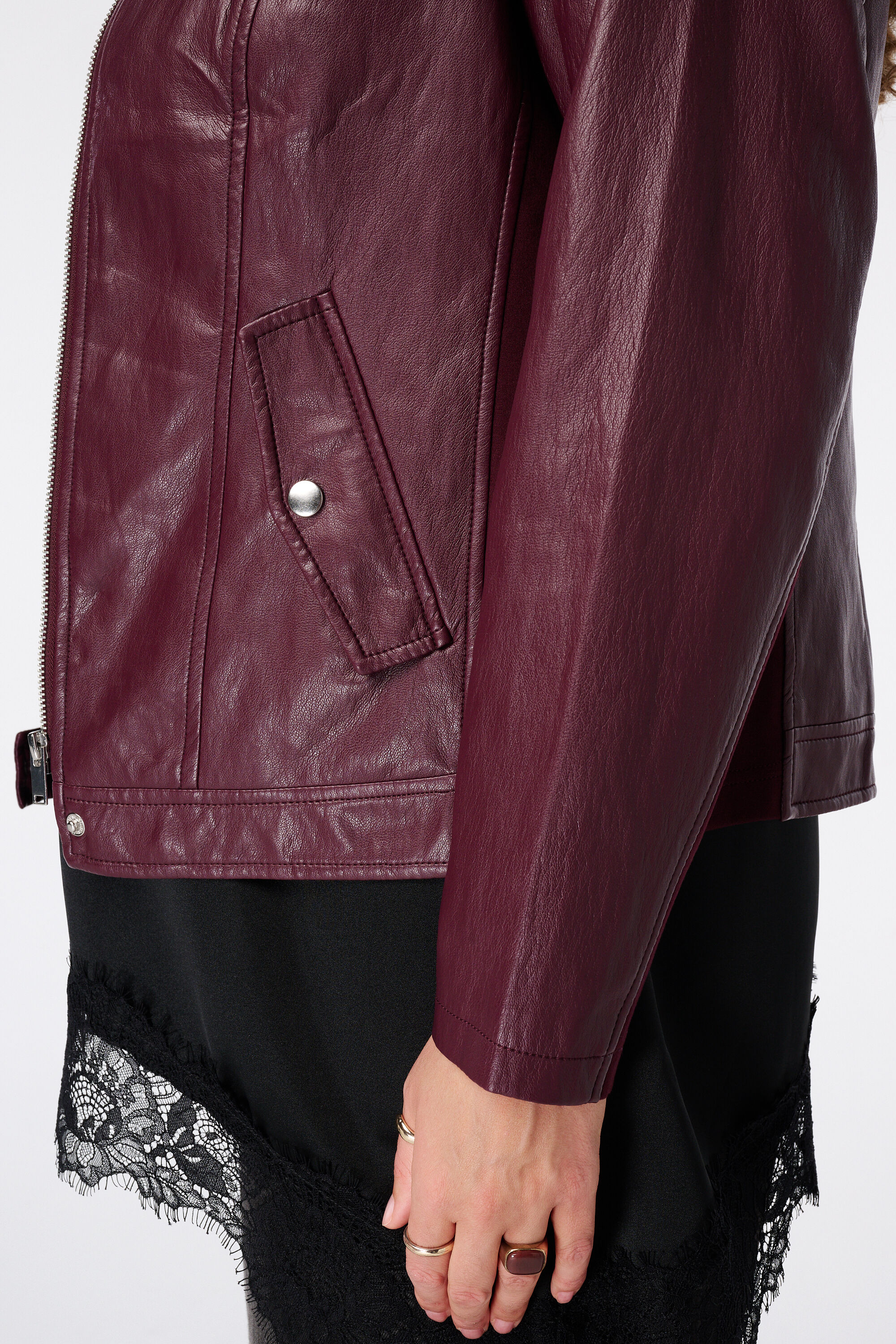 Jacke aus Kunstleder image number 6