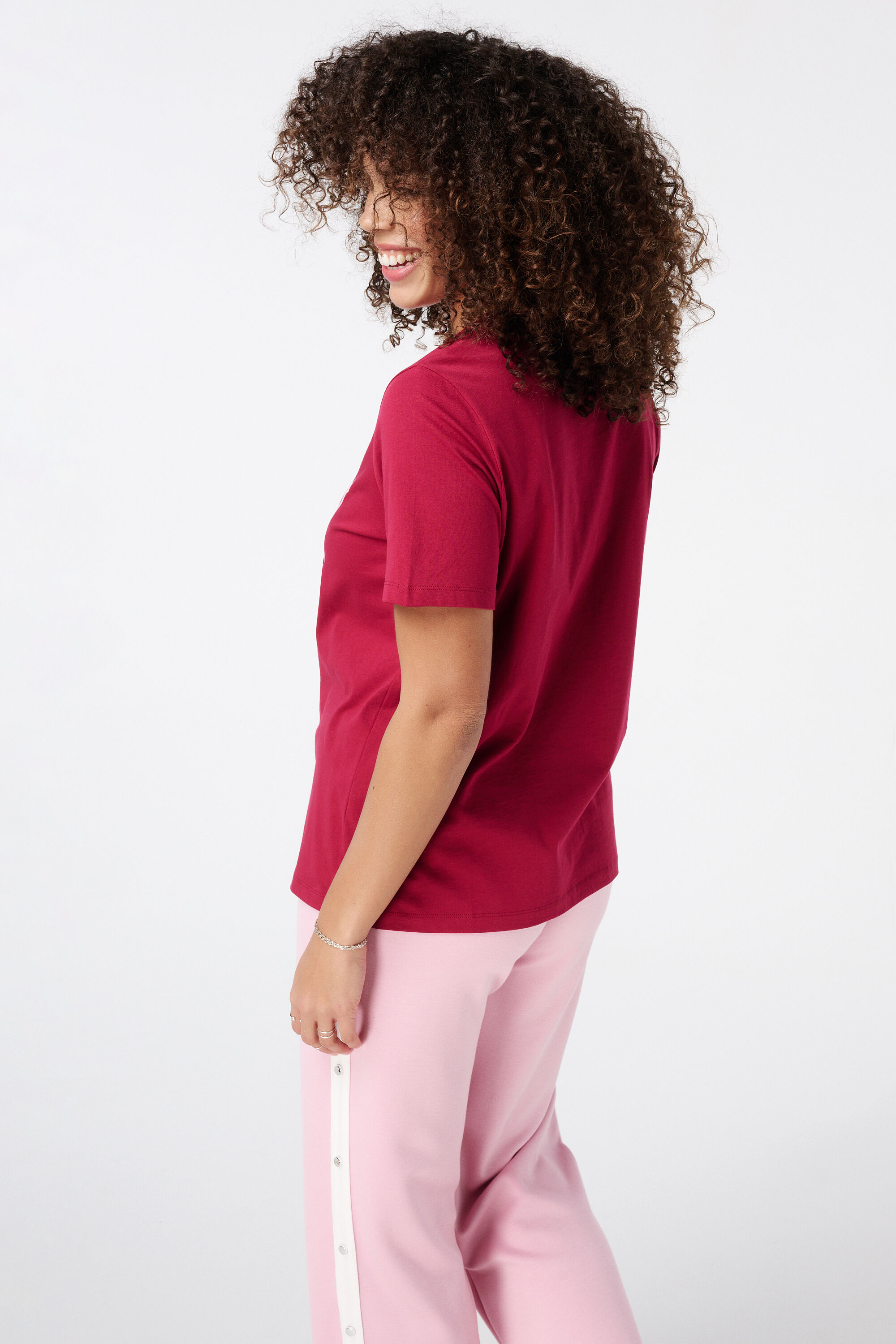 T-Shirt mit Text-Print  image number 3