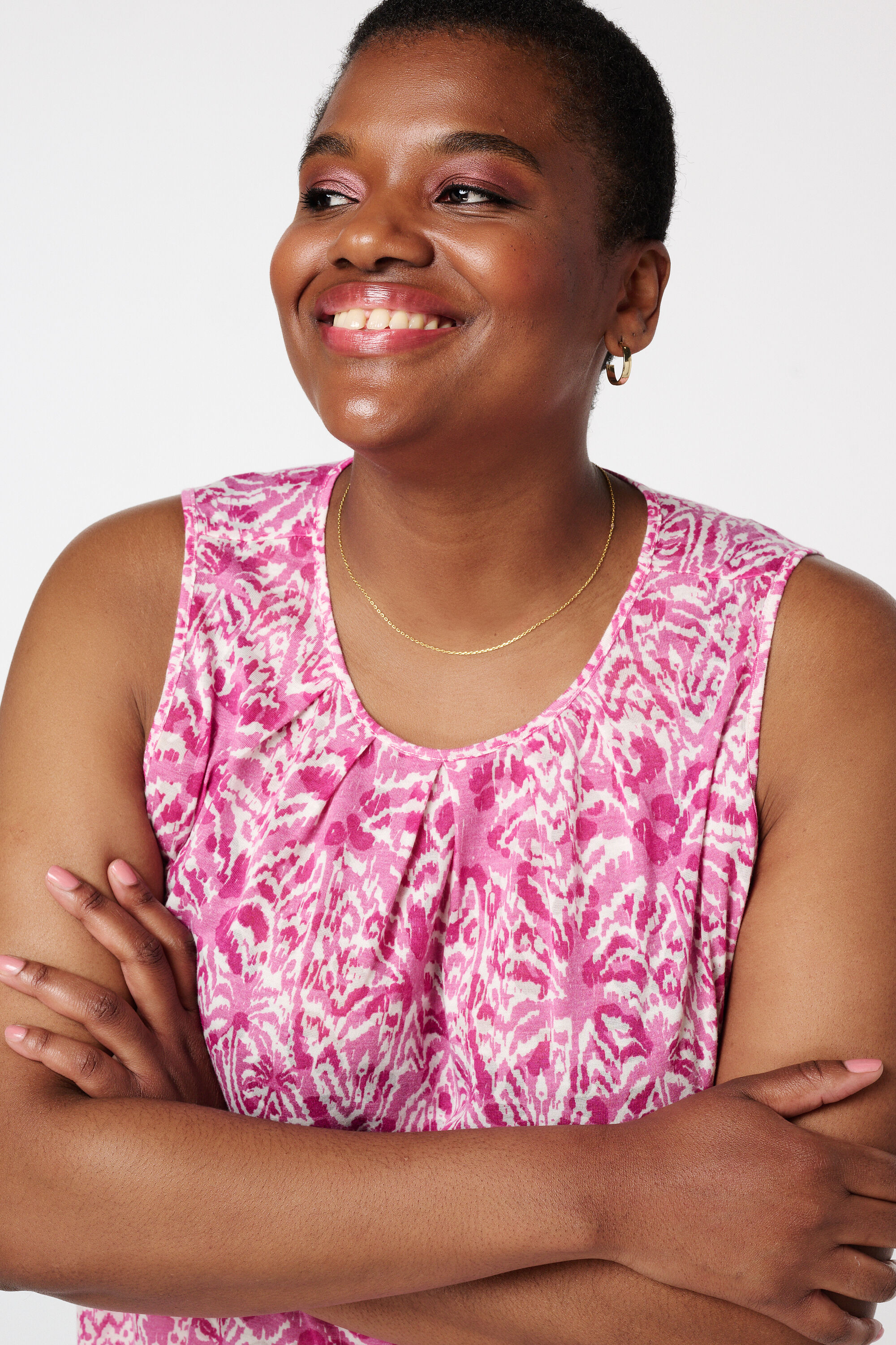 Luftiges Oberteil mit Falten  image number 4