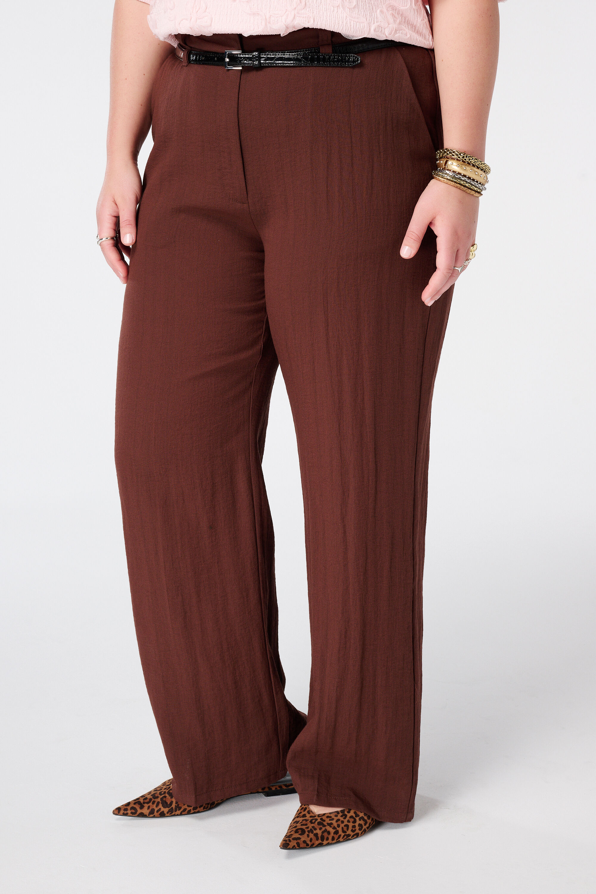 Leinenhose mit G&uuml;rtel image number 5