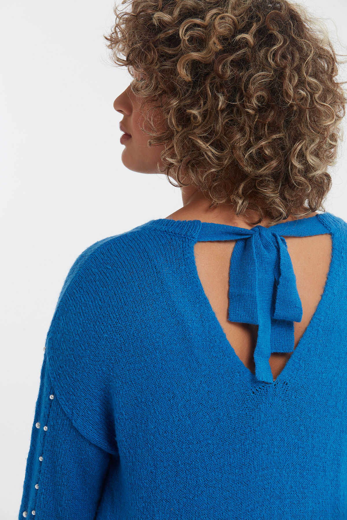 Pullover mit Schleifen-Detail  image number 3