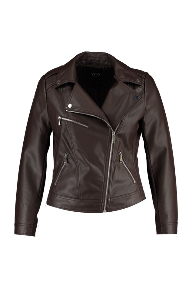 Biker-Jacke aus Kunstleder image number 1