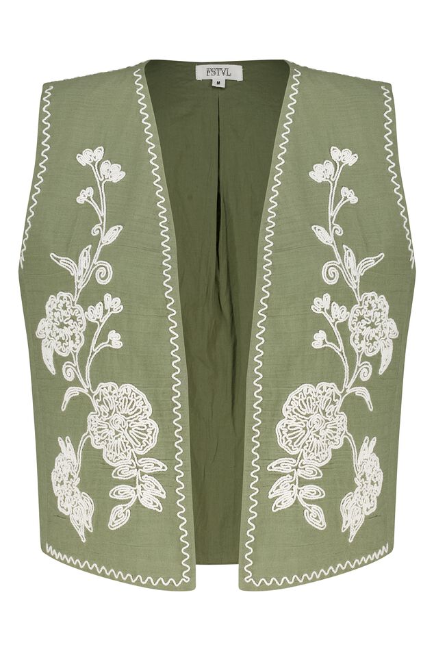 Weste mit Stickerei  image number 1