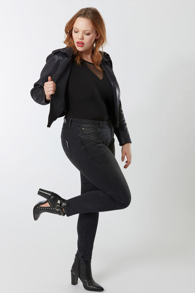 O typ skinny jeans schwarz image number 3