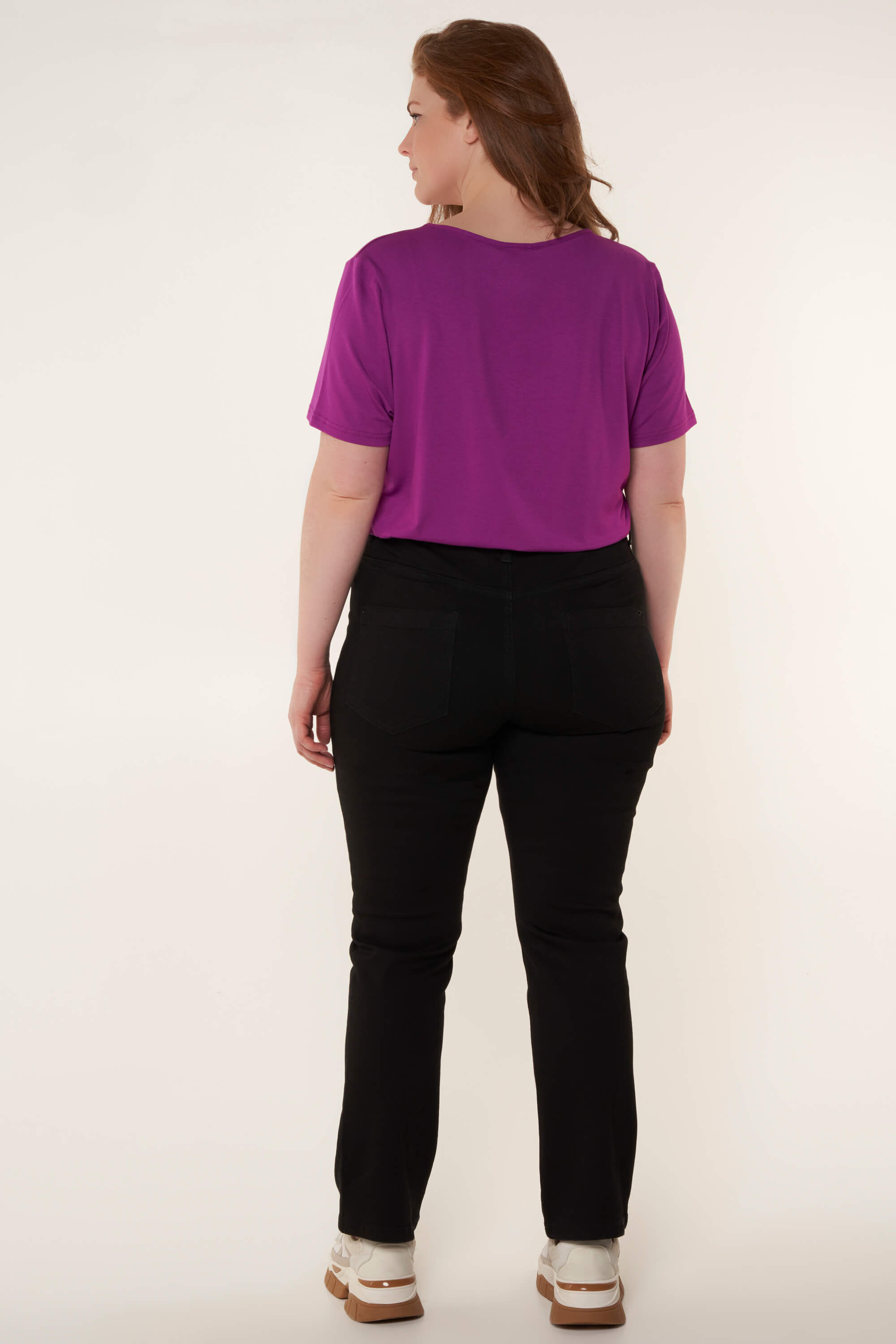 Straight-Leg Jeans LILY 30 inch image number 4