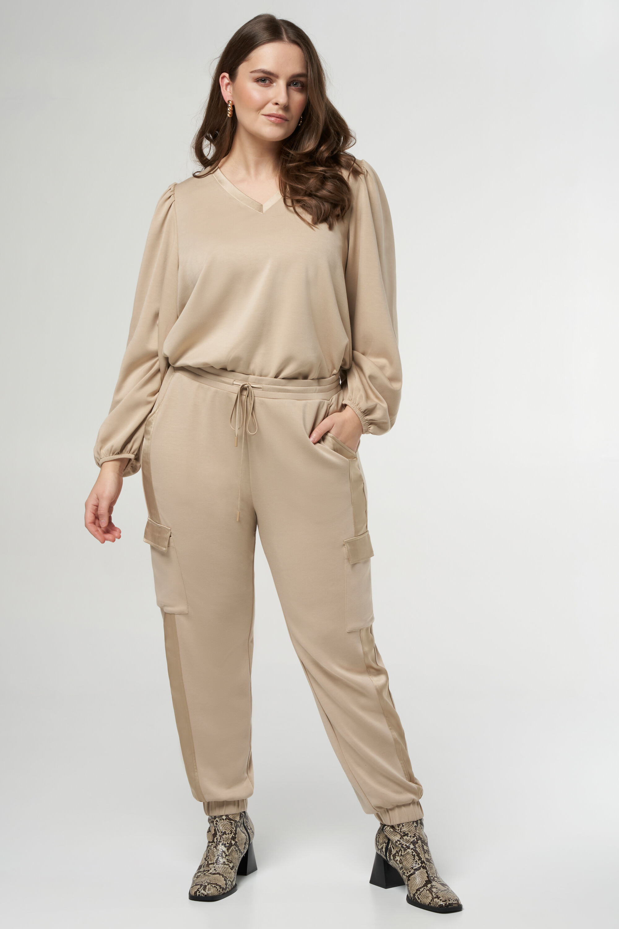 Satin-Cargohose image number 0