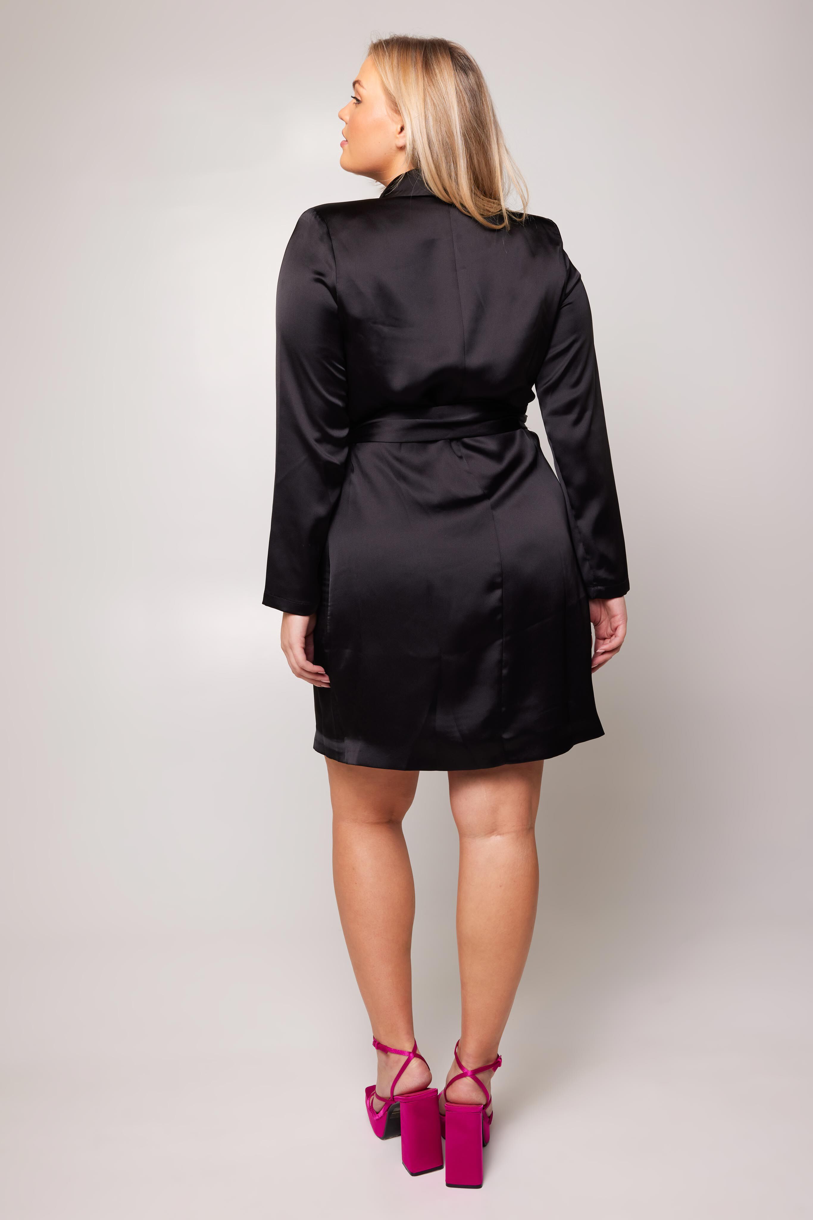 Satin-Wickelkleid  image number 4