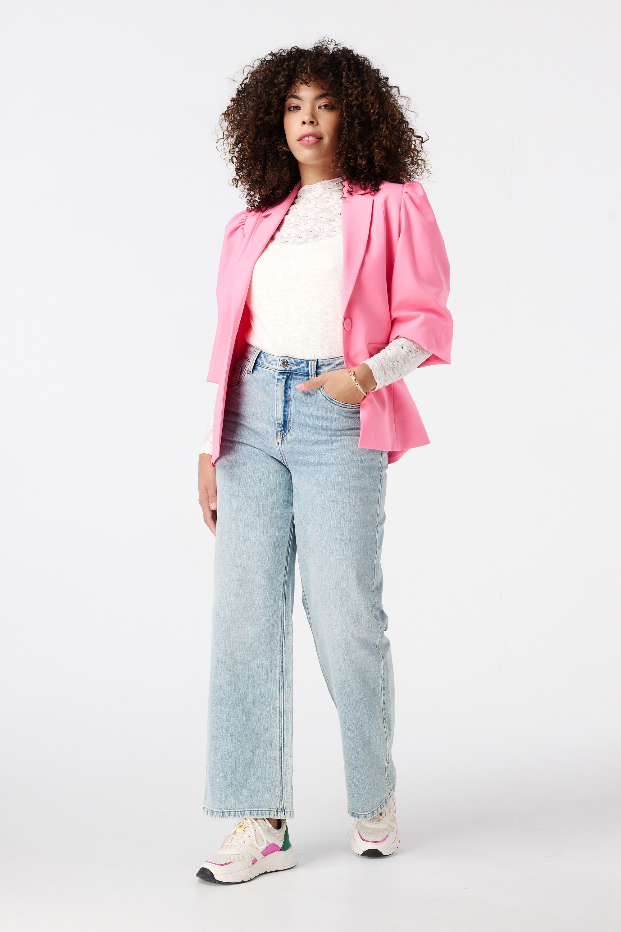 Blazer mit Puff&auml;rmeln image number 5